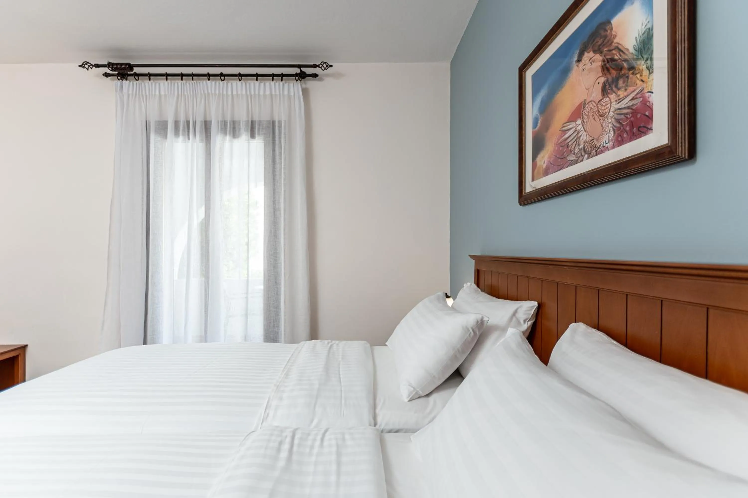 Bed in Naxos Resort Beach Hotel