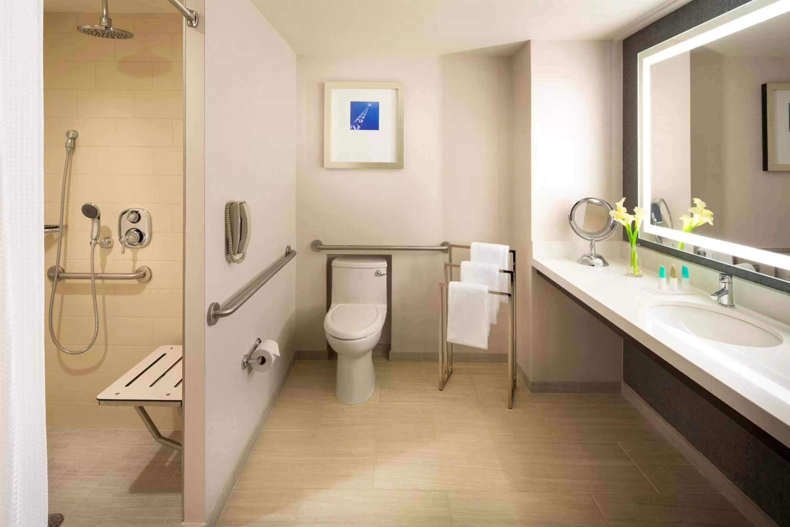 Queen Room with Roll-in Shower in Hyatt Centric Fisherman's Wharf San Francisco