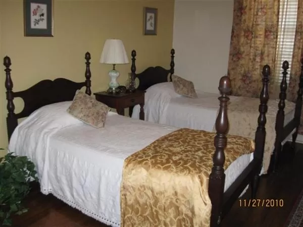 Bed in Inn at the Old Silk Mill