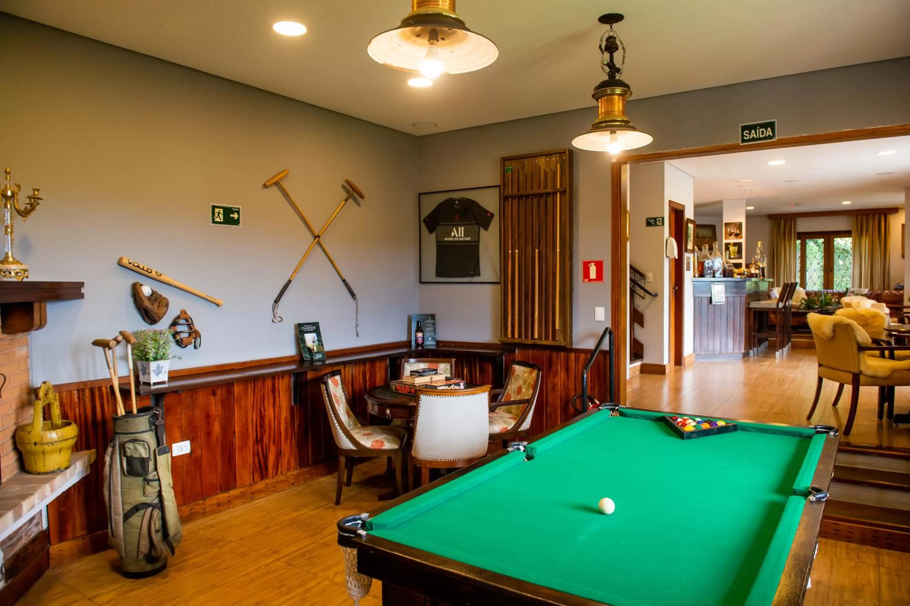 Game Room, Billiards in Pousada das Lavandas