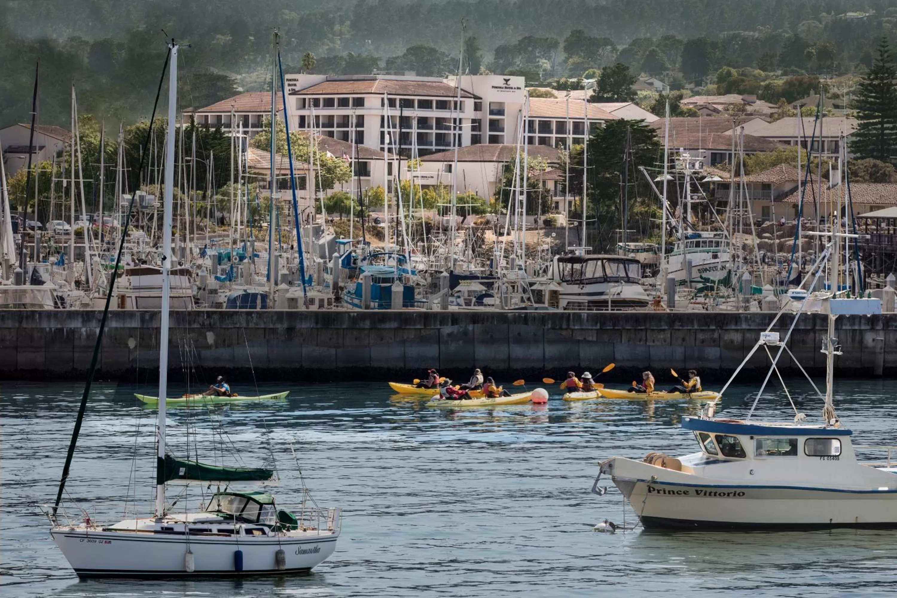 Property building in Portola Hotel & Spa