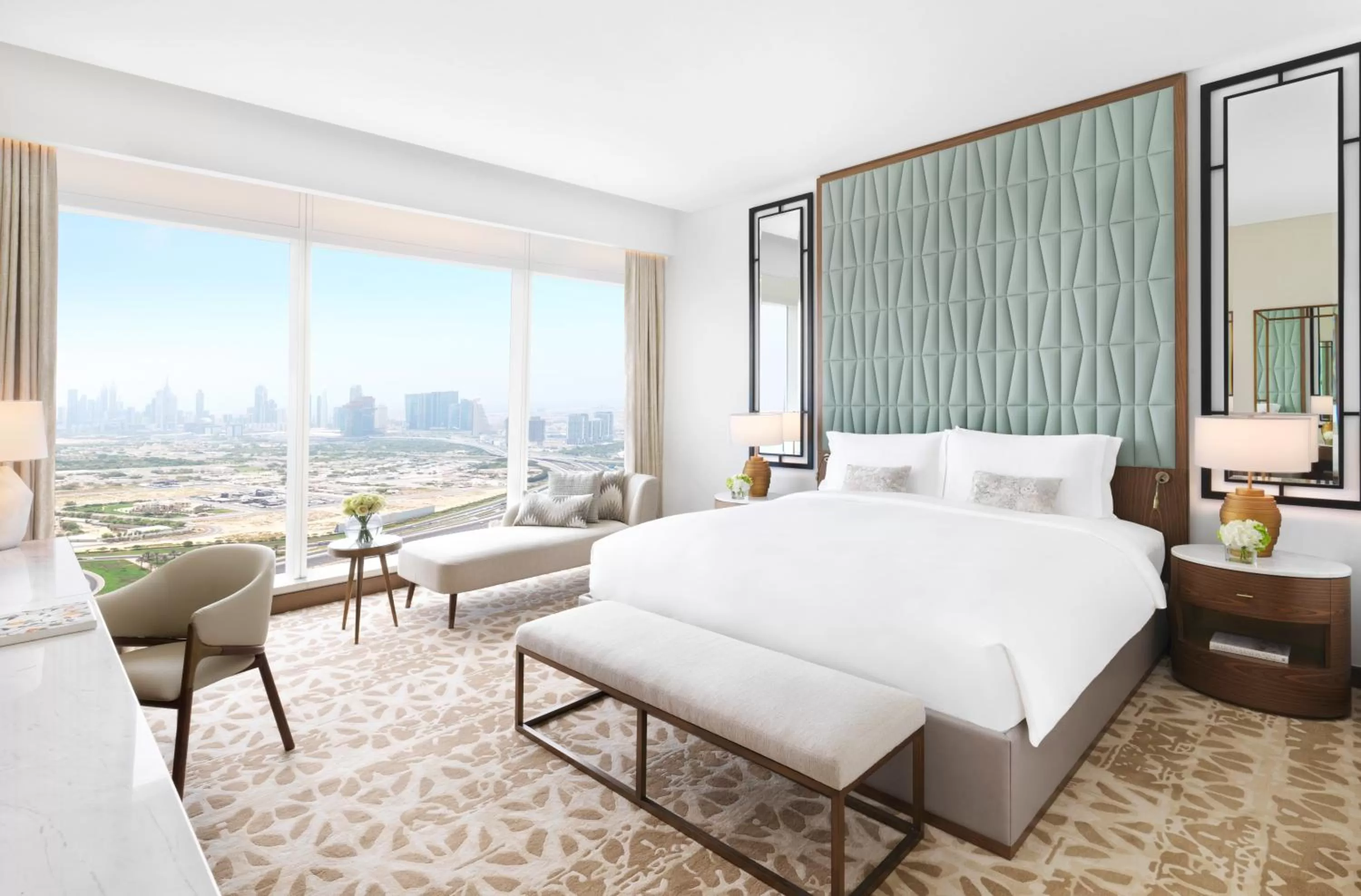 Bed in Sofitel Dubai The Obelisk