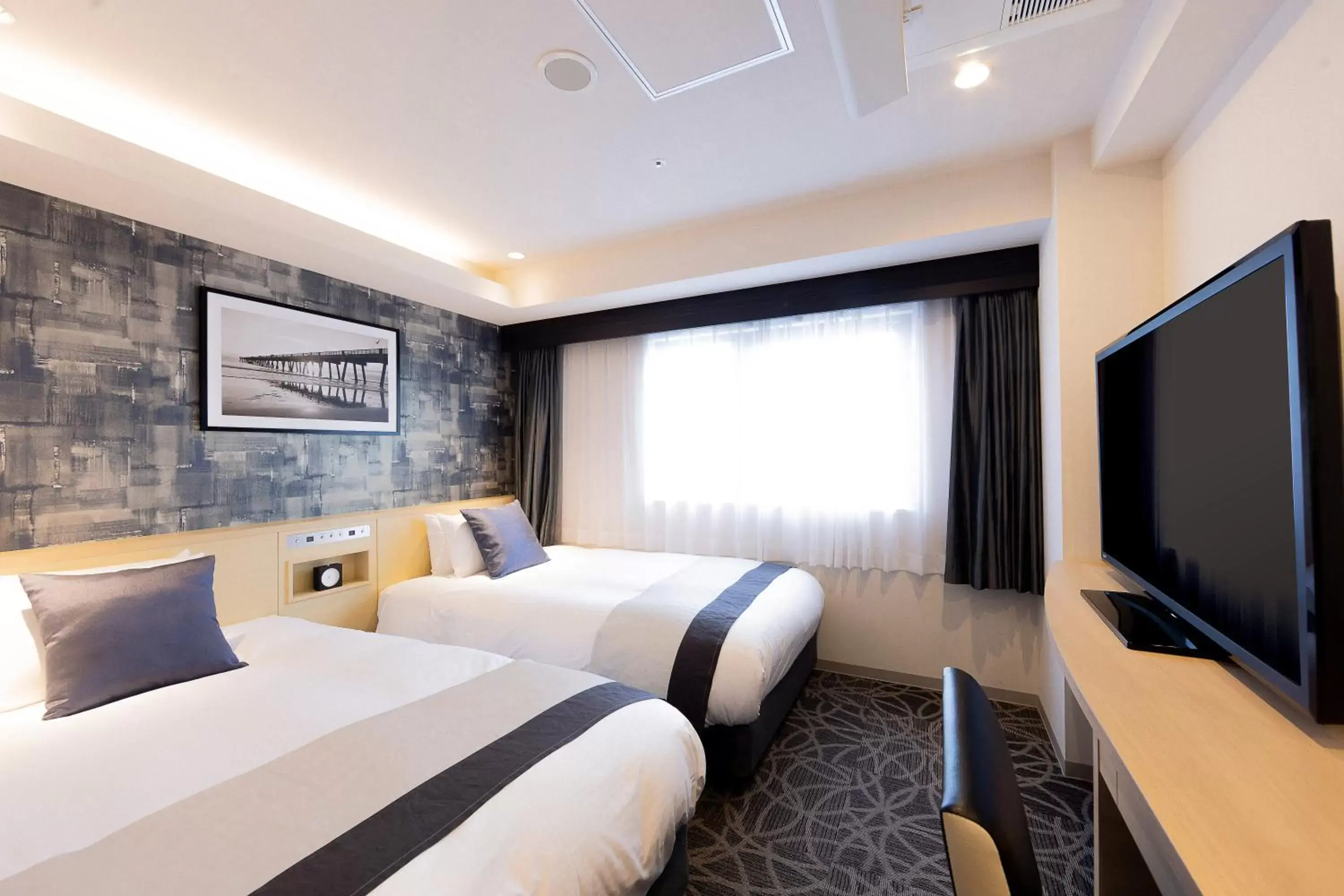 Twin Room in Hotel Actel Nagoya Nishiki Twin Room in Hotel Actel Nagoya Nishiki