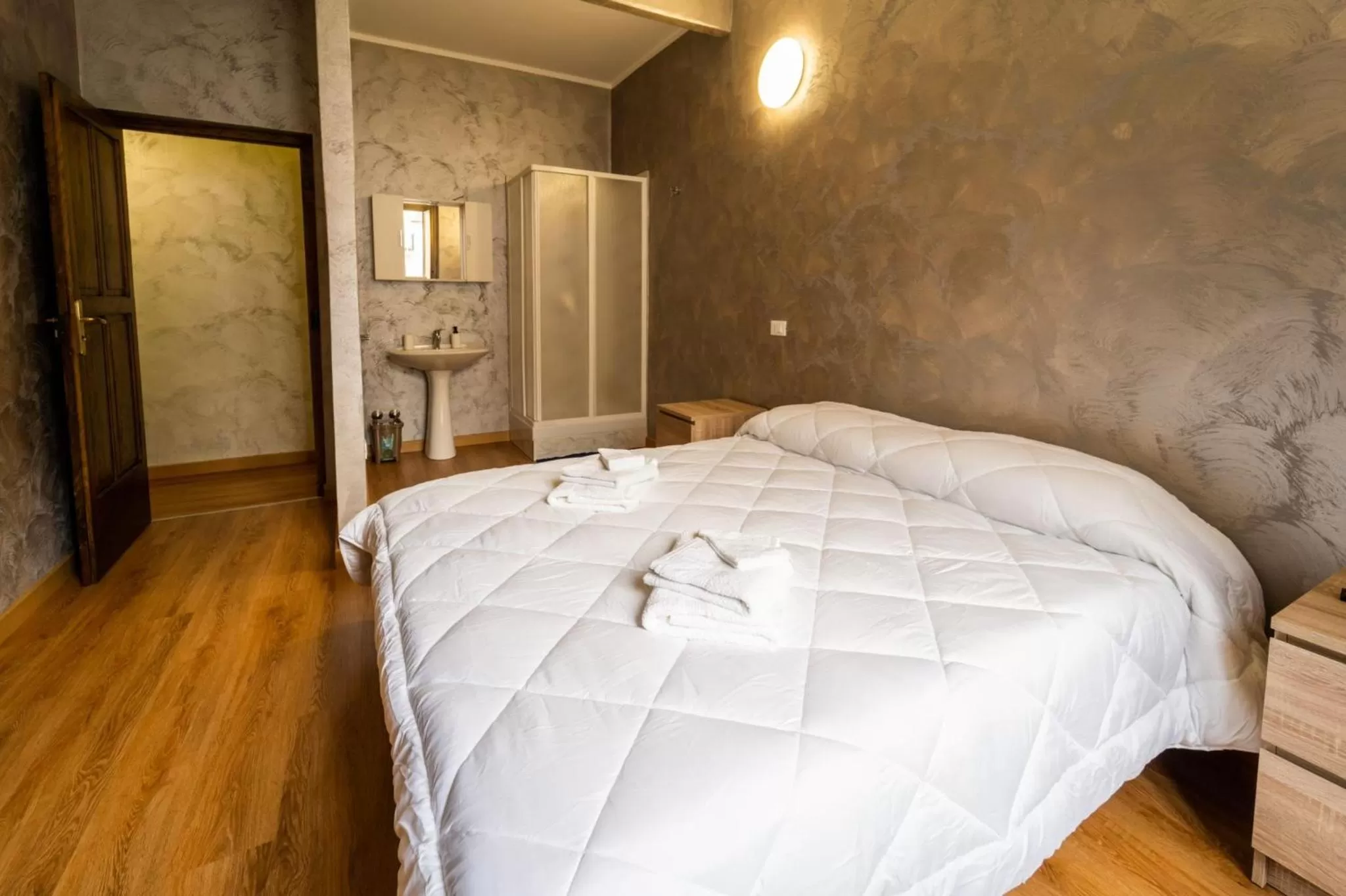 Bedroom, Bed in B&B Sasso