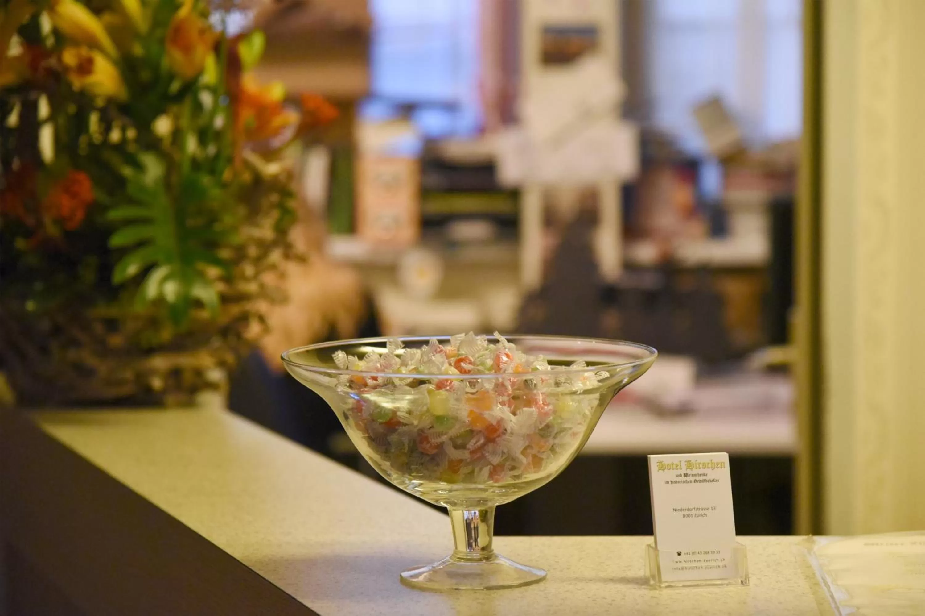 Lobby or reception in Hotel Hirschen