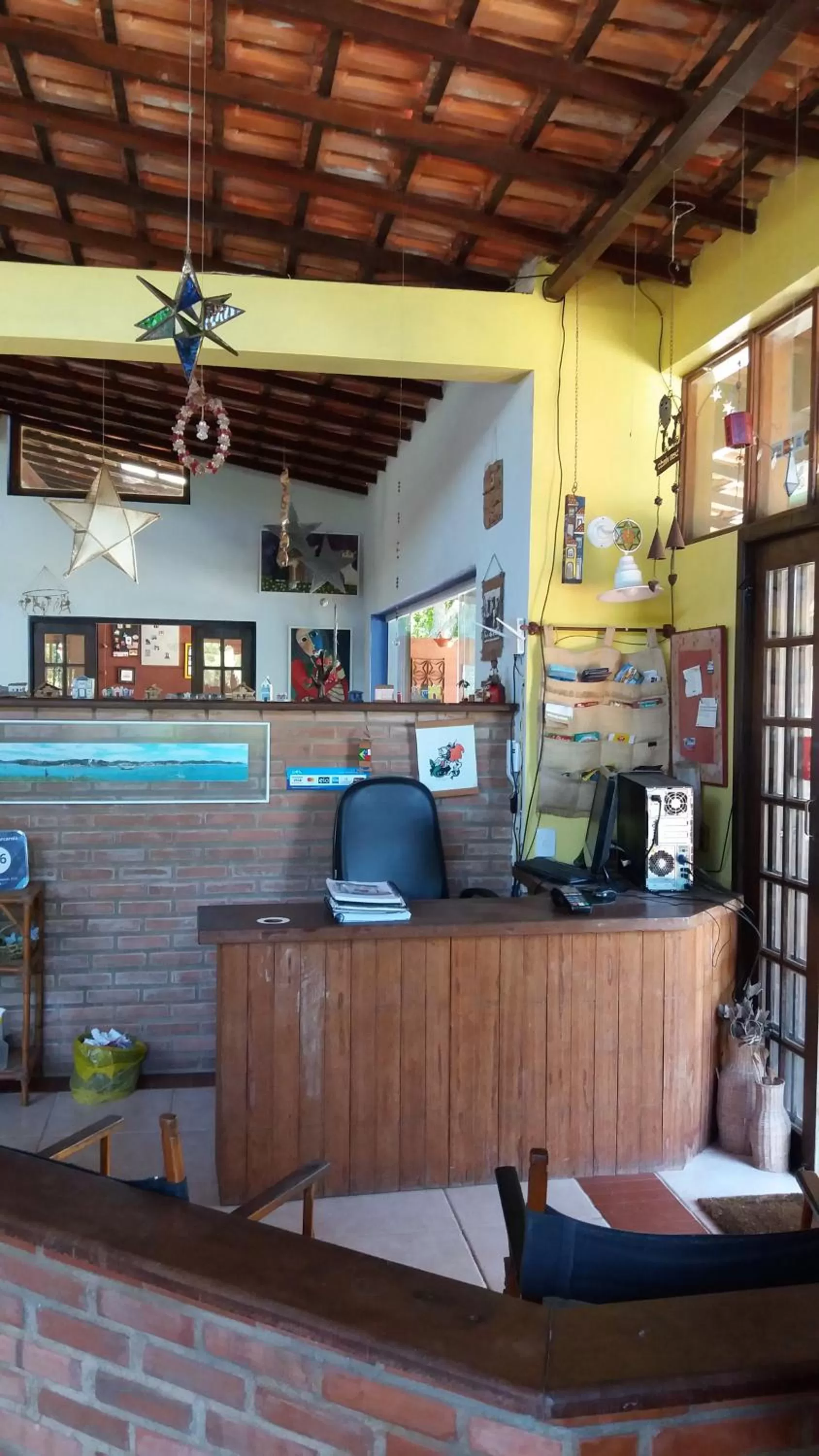 Lobby/Reception in Pousada Barcarola