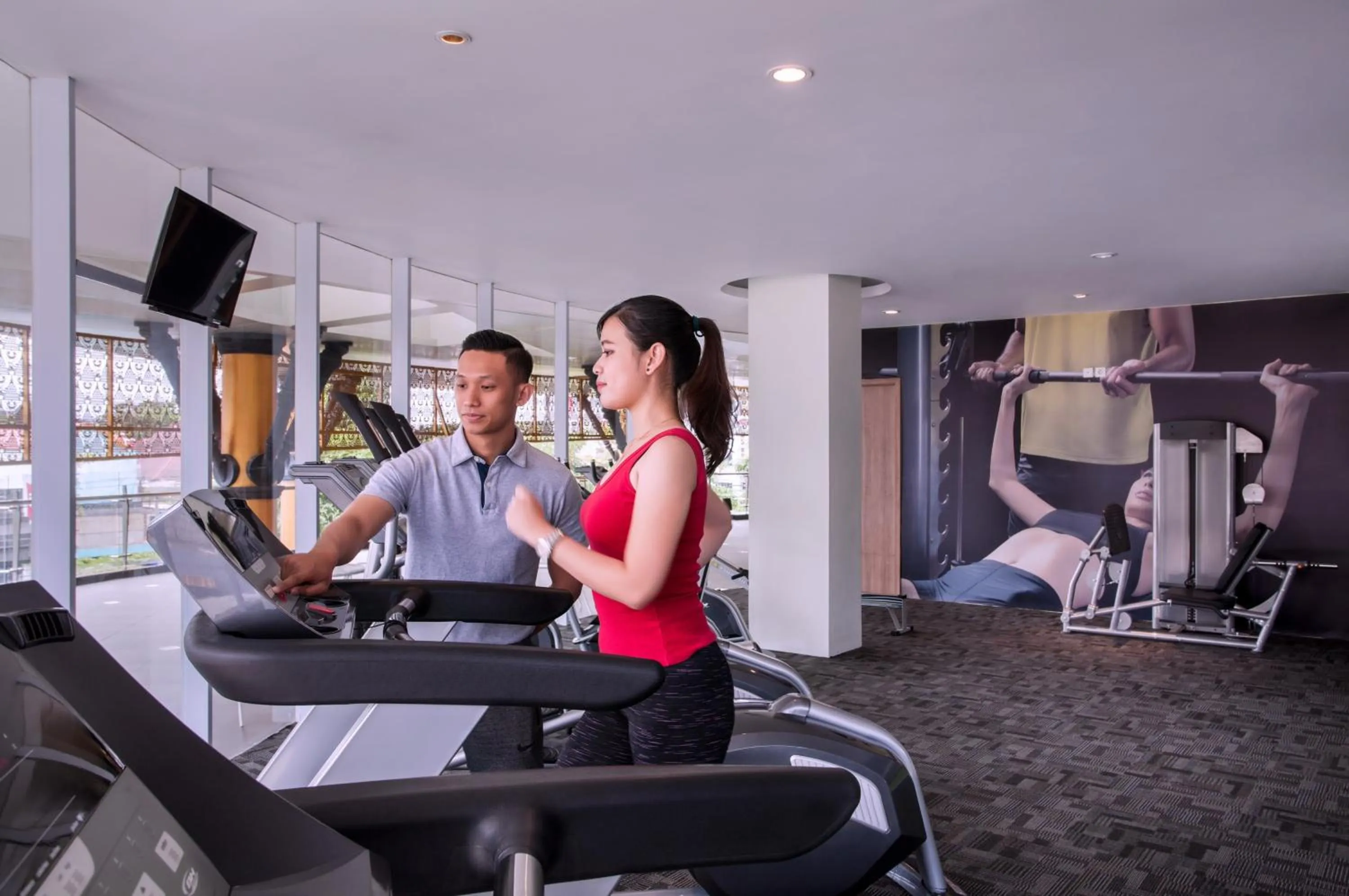 Fitness centre/facilities in Grand Mercure Yogyakarta Adi Sucipto