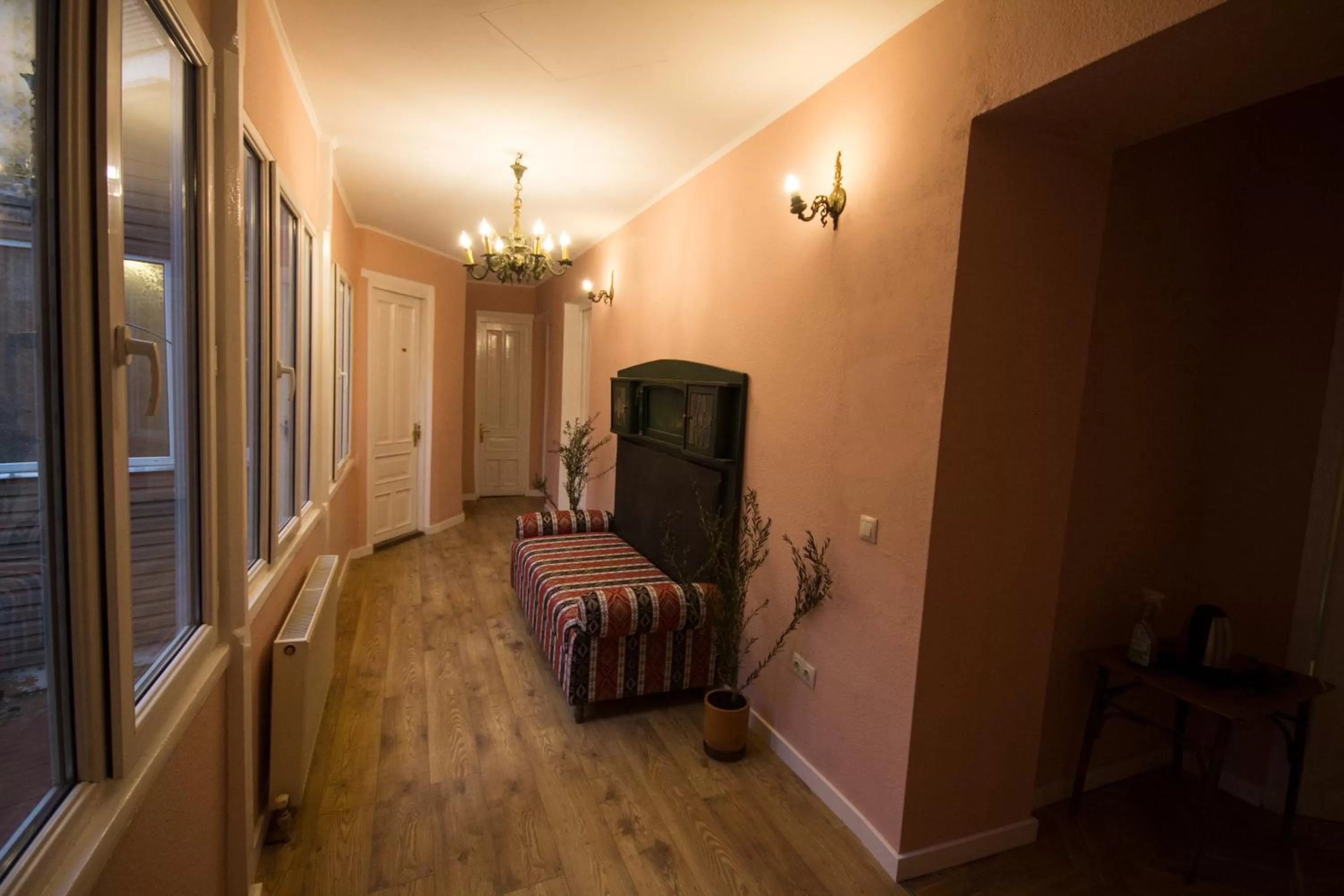 Facade/entrance, Seating Area in Hotel Kartli