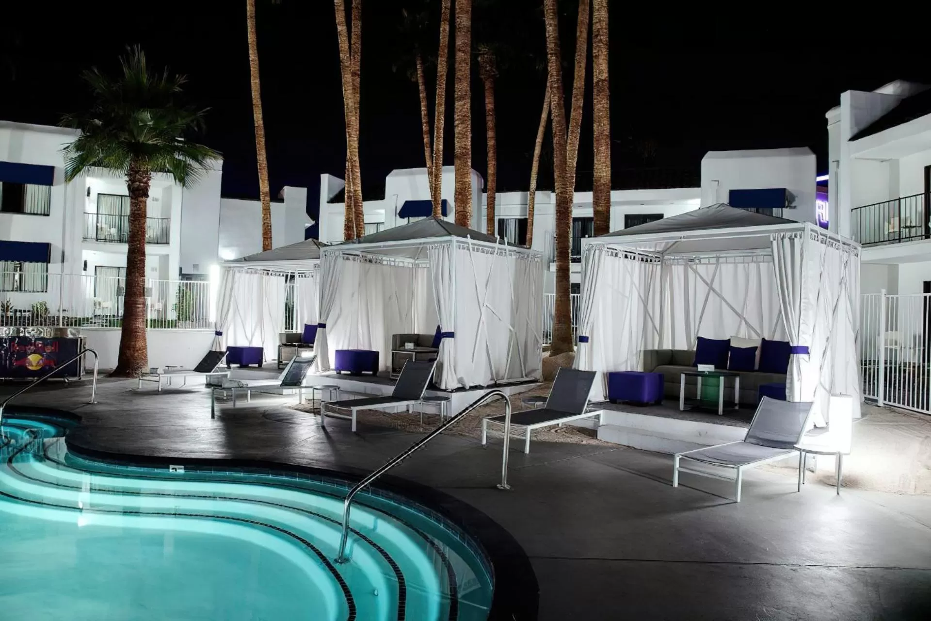 Pool view in Serene Vegas Boutique Hotel Las Vegas