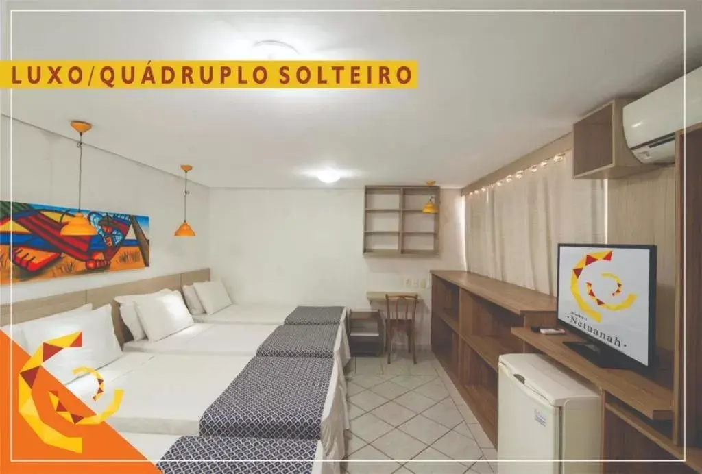 Luxury Quadruple Room in Netuanah Praia Hotel Luxury Quadruple Room in Netuanah Praia Hotel