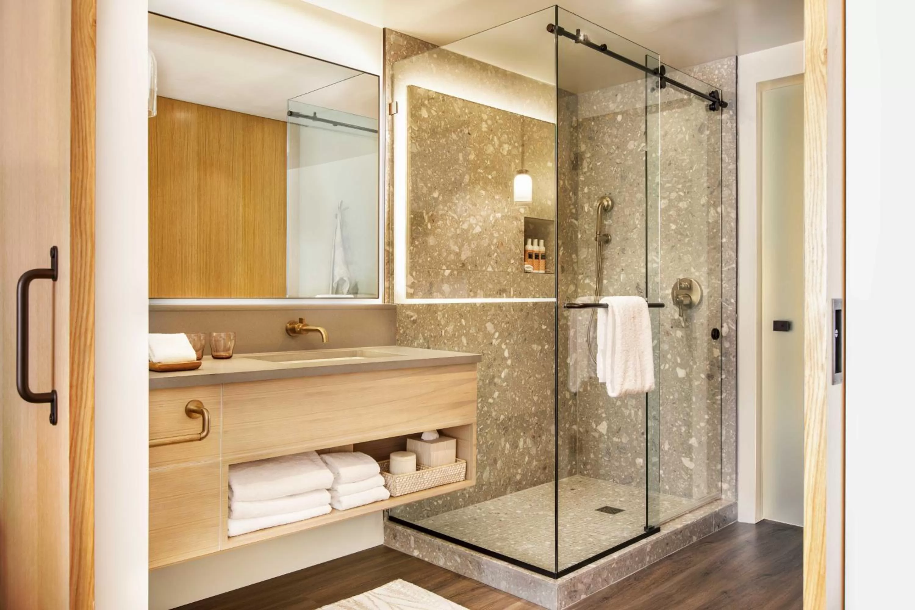 Bathroom in Mission Pacific Beach Resort, part of JdV by Hyatt