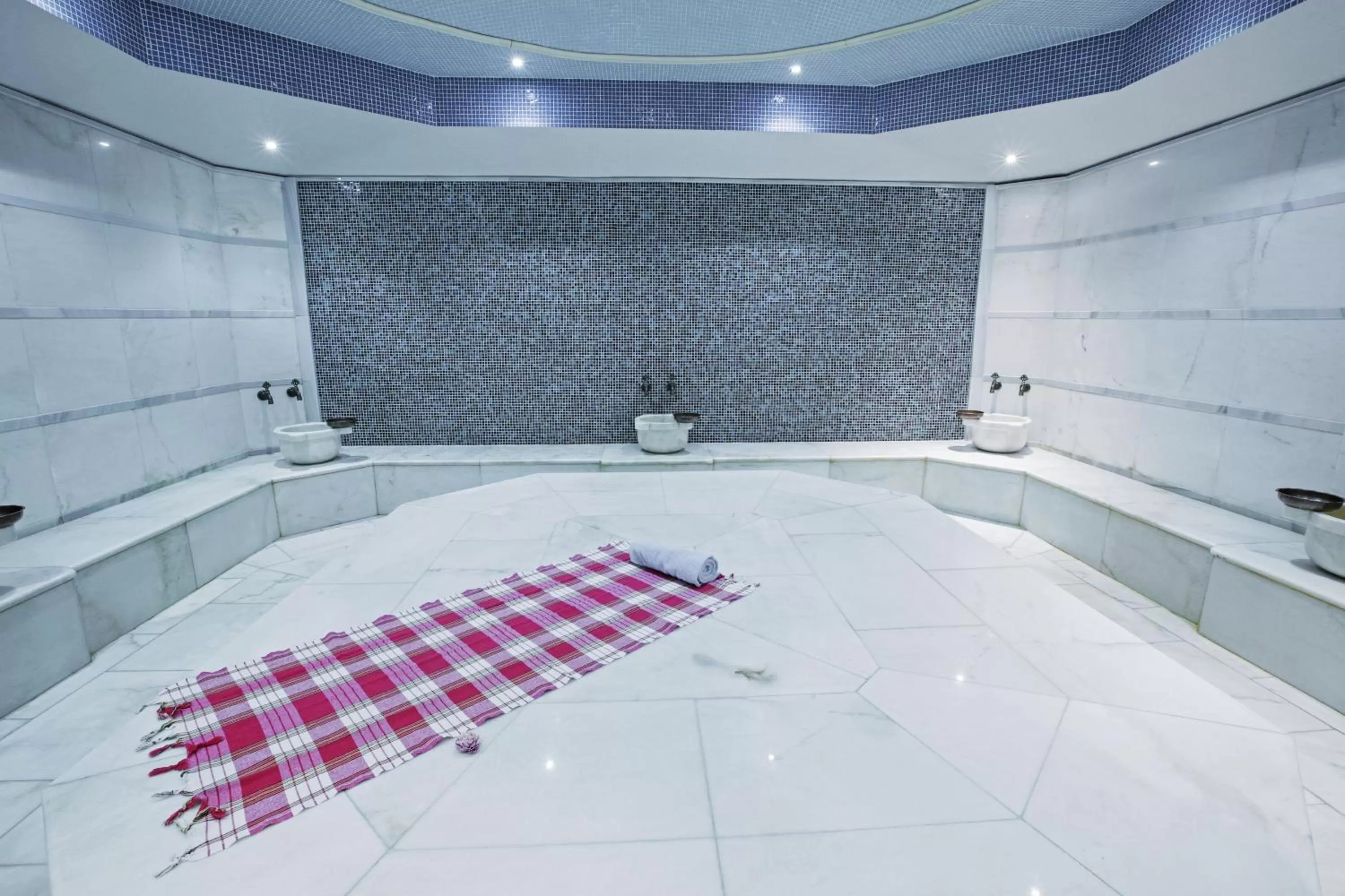 Steam room in Dedeman Oskemen Hotel