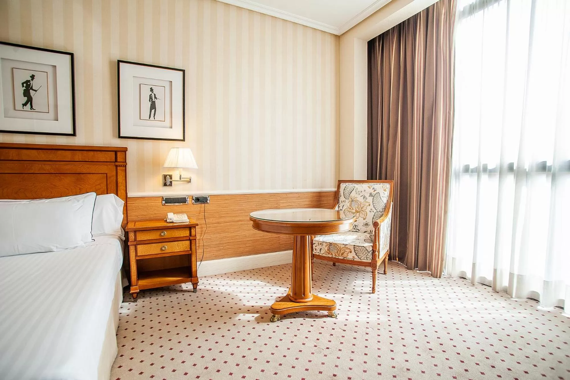 Living room, Bed in Valladolid Recoletos