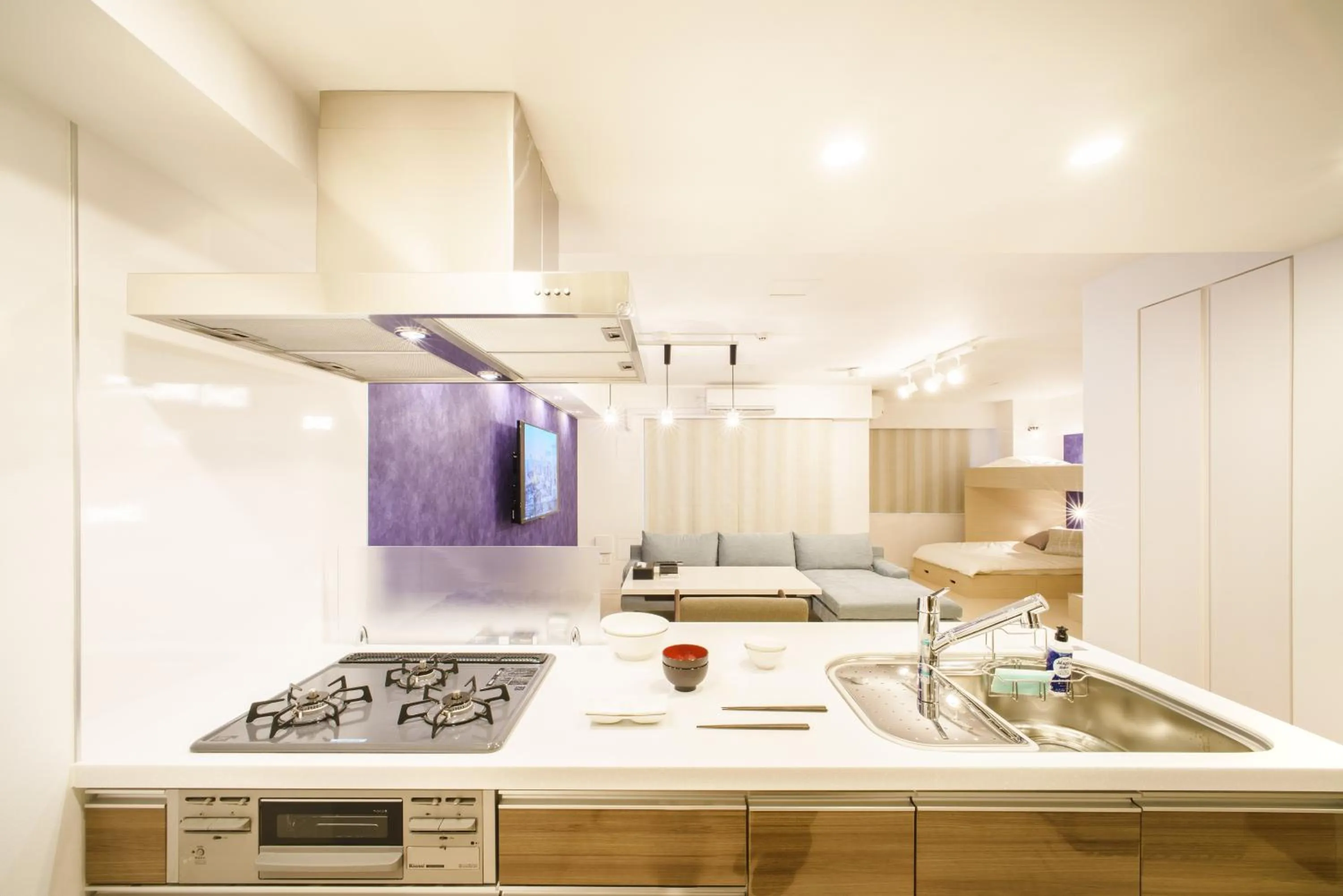 Kitchen or kitchenette in Hotel Axas Nihonbashi