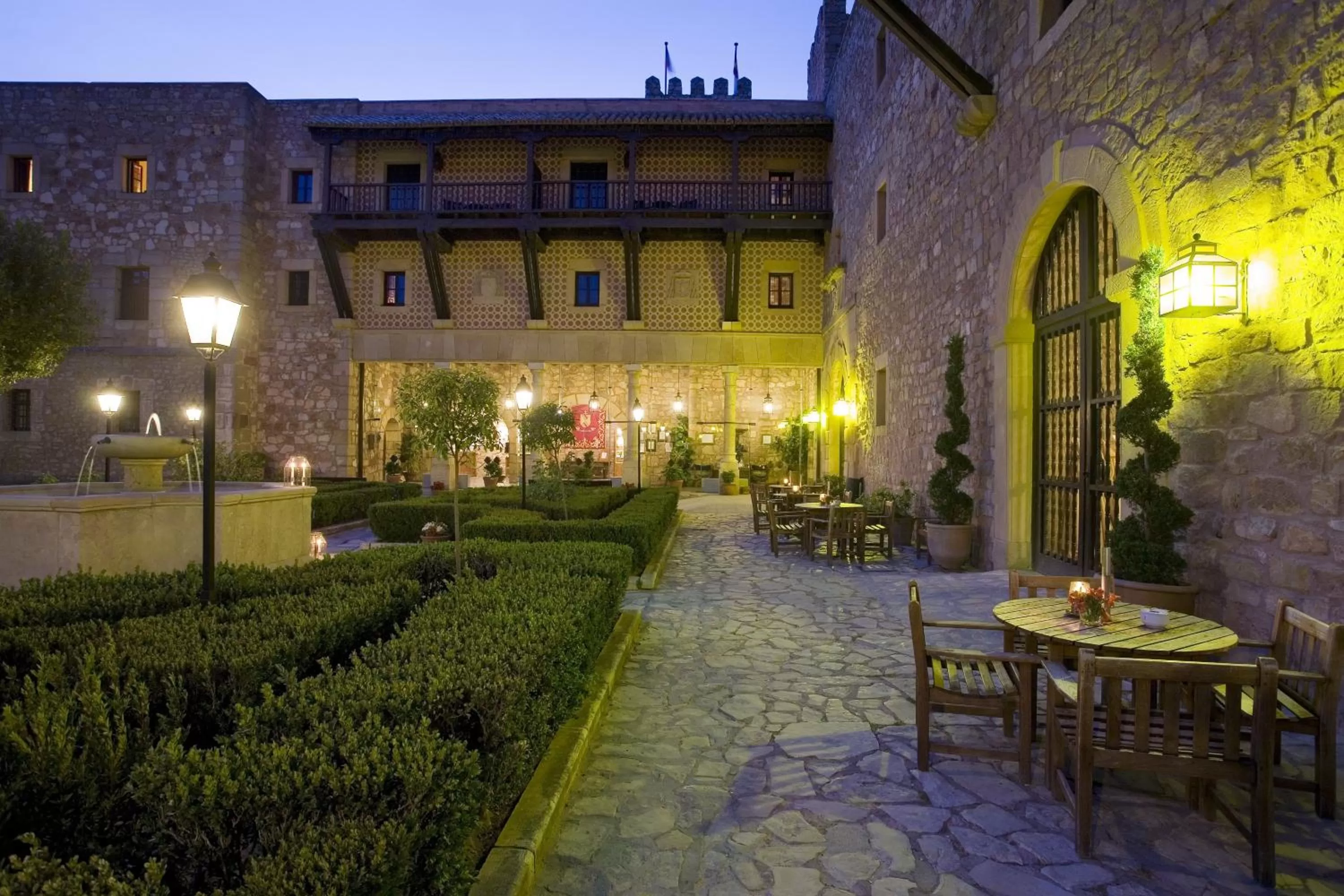 Patio in Parador de Siguenza