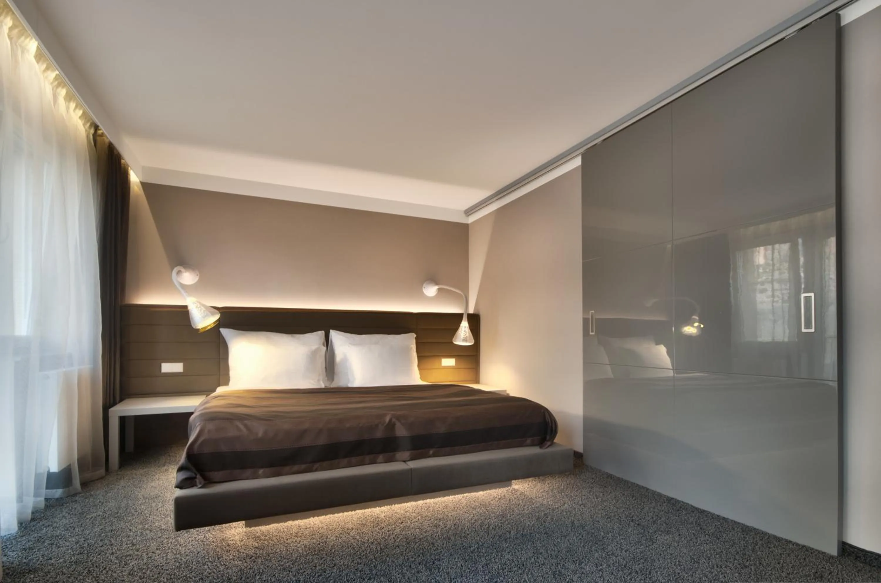 Bed in Prezident Luxury Spa & Wellness Hotel