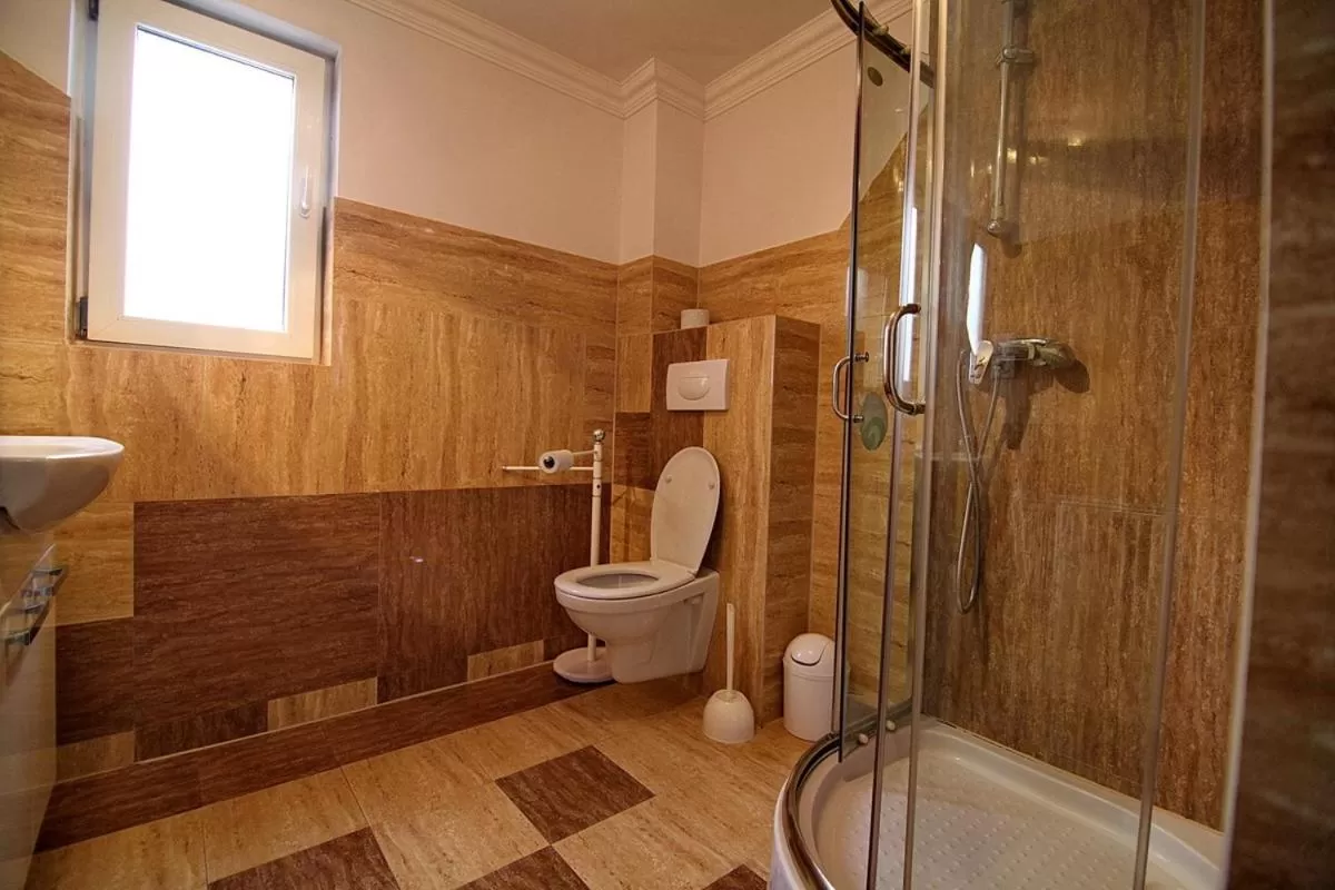 Bathroom in Noclegi Europa