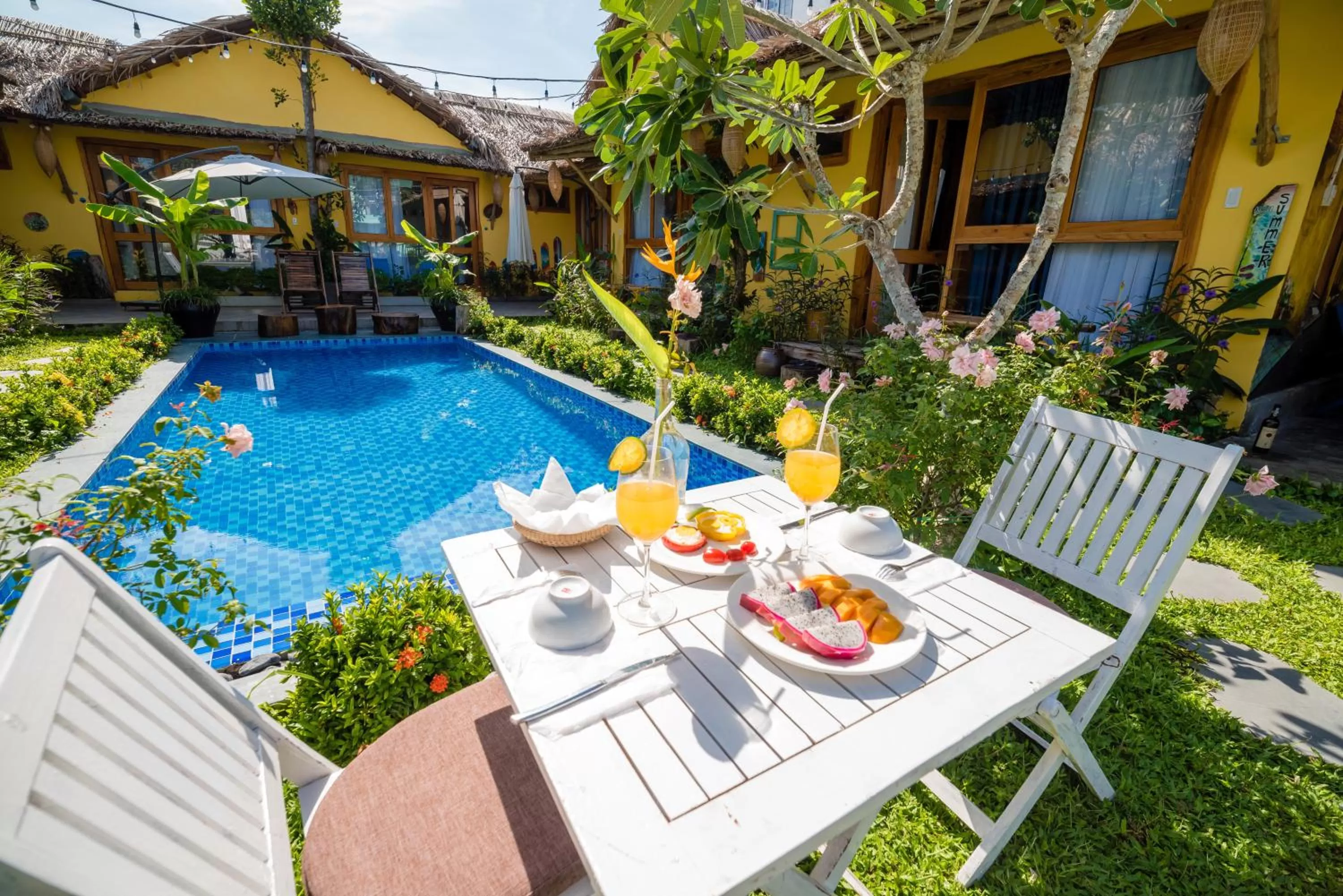 Breakfast, Swimming Pool in La Belle Anbang Homestay