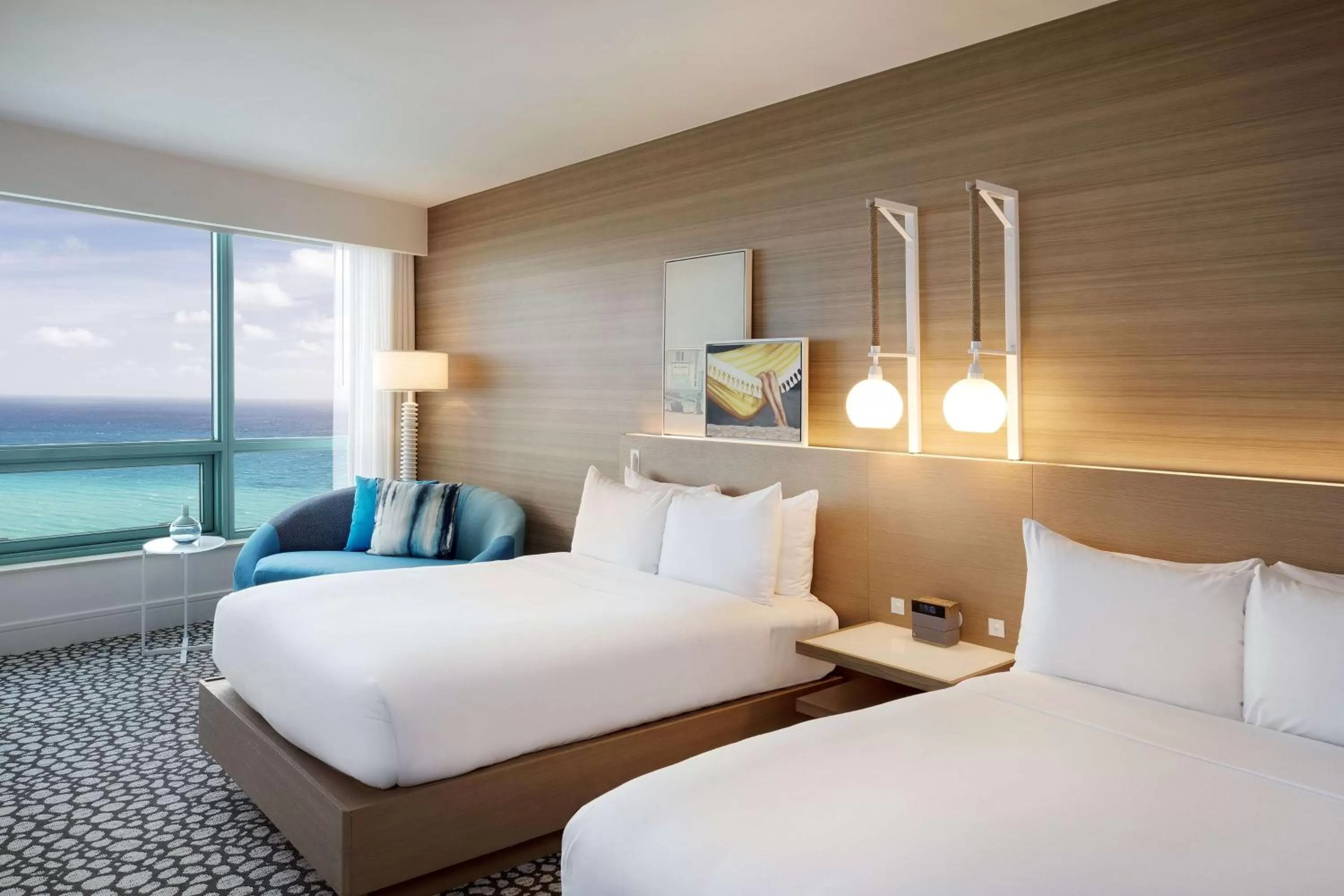 Bed in The Diplomat Beach Resort Hollywood, Curio Collection by Hilton