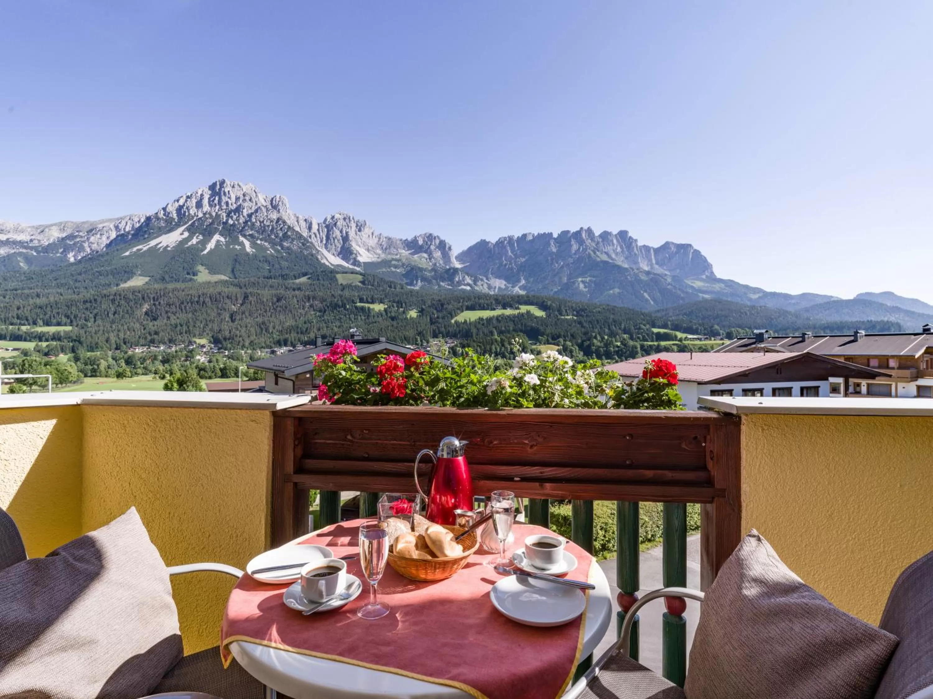 Balcony/Terrace, Mountain View in Apparthotel Tom Sojer