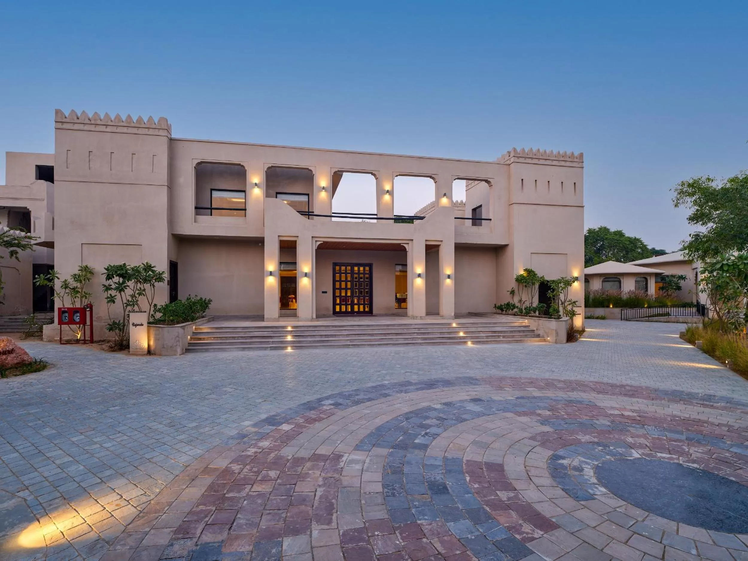 Facade/entrance in Pride Amber Vilas Resort & Convention Centre