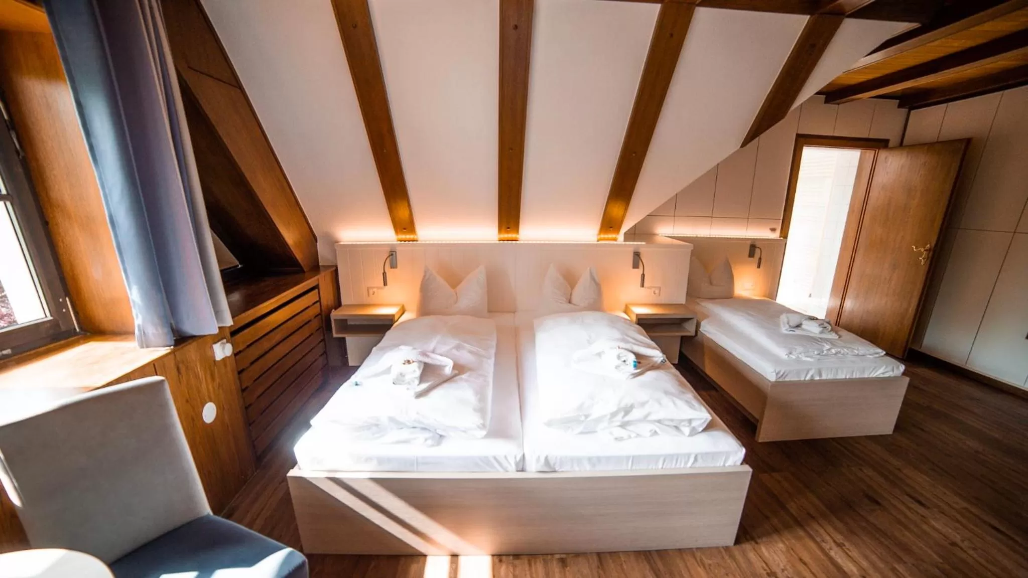 Bed in Gasthaus Zur Fähre