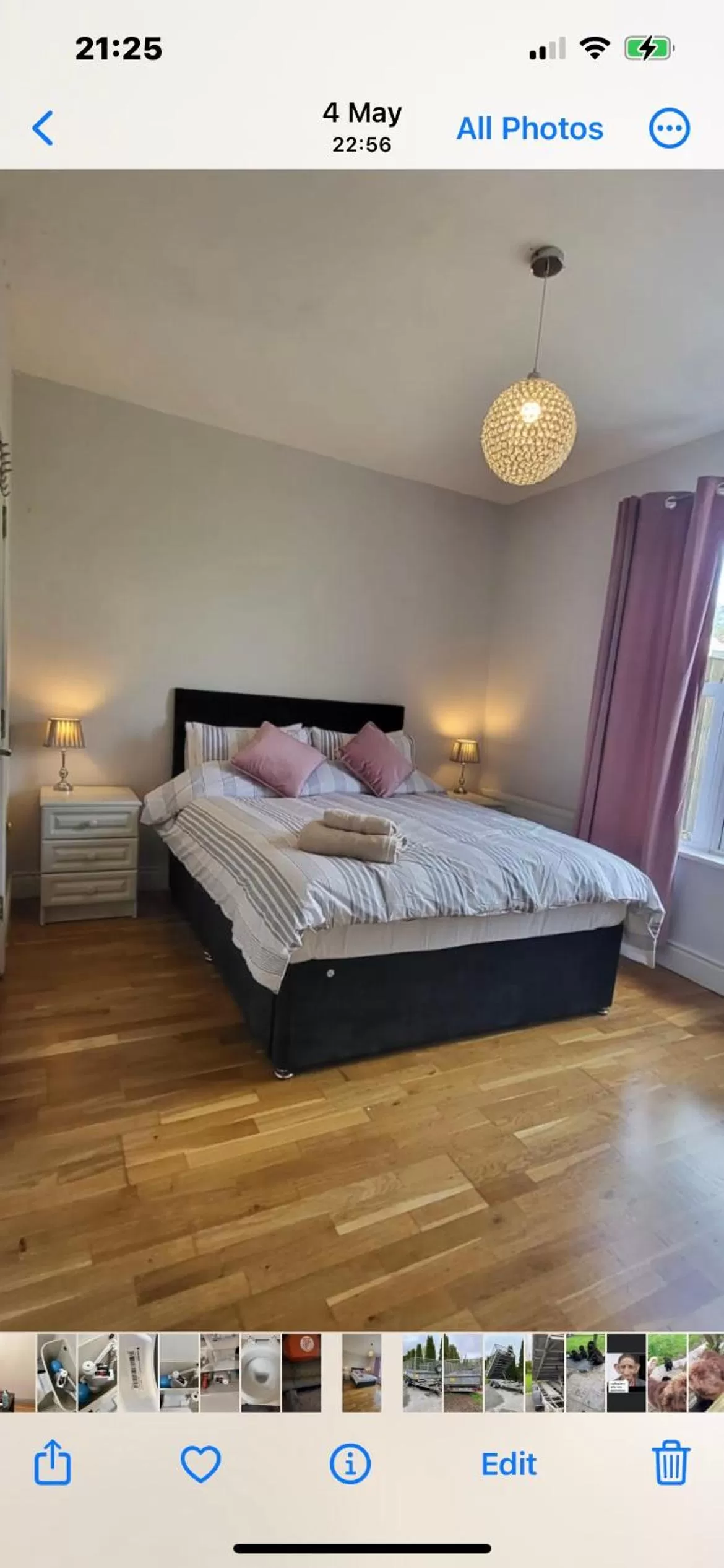 Bed in clover cottage