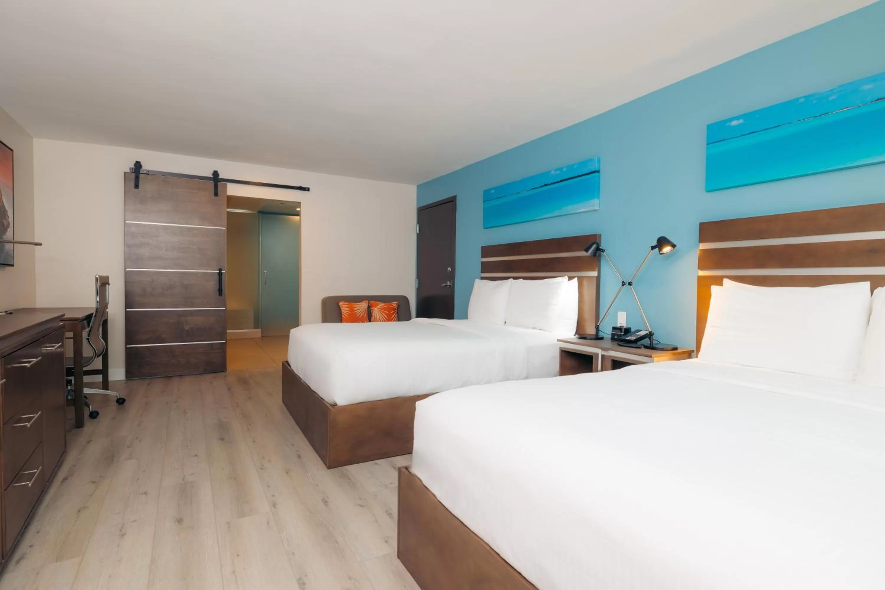 Bed in The Cove Hotel