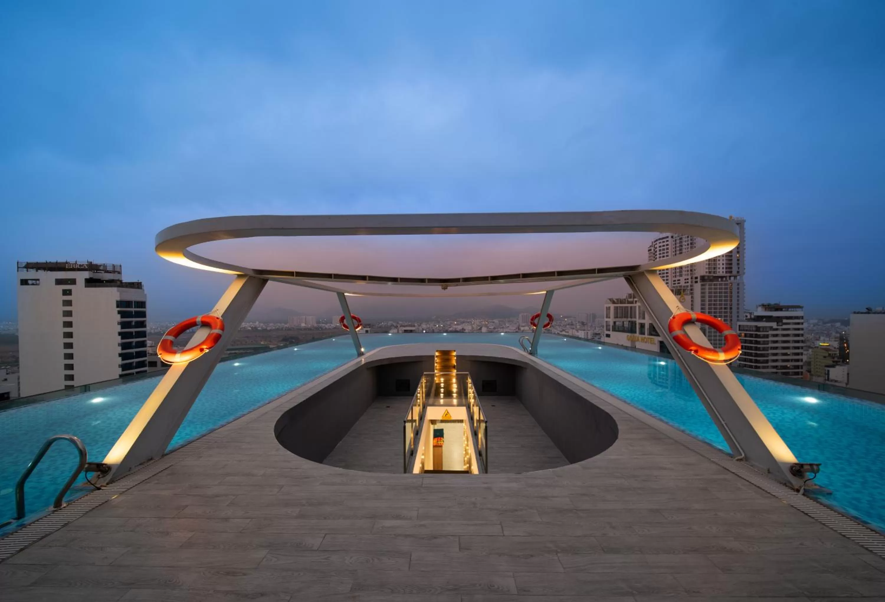 Pool view in Grand Tourane Nha Trang Hotel