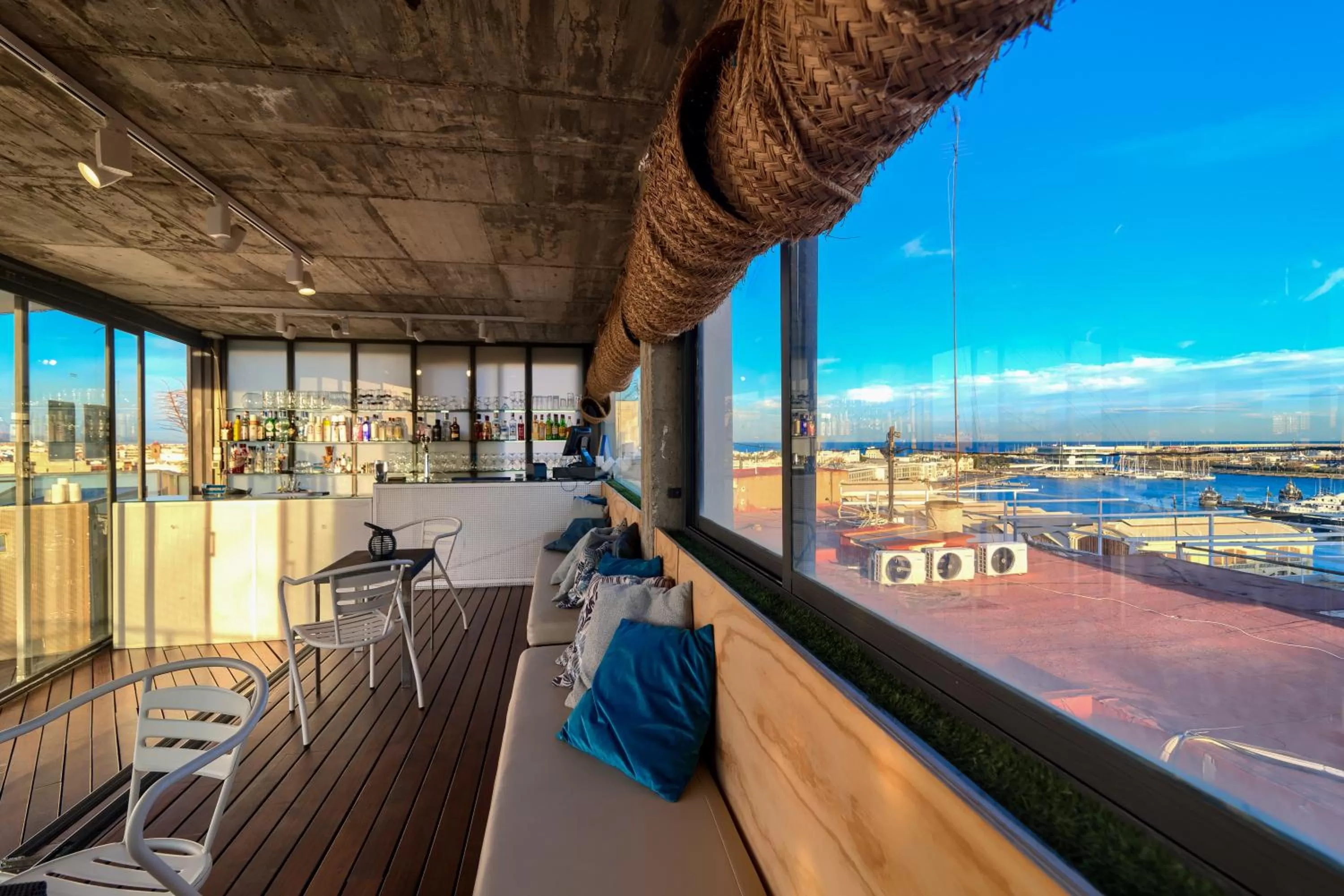 Balcony/Terrace in Sea You Hotel Port Valencia