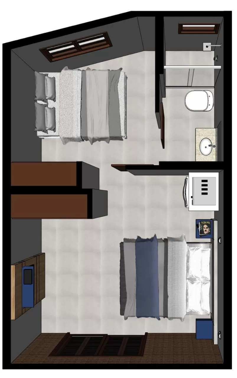 Floor Plan in Beach House Floripa - Sunset