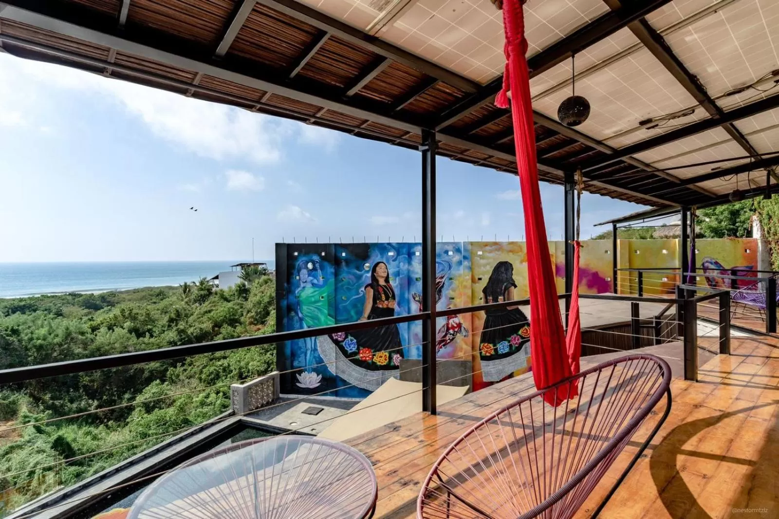 Balcony/Terrace in Cabane Container Hotel - ADULTS ONLY