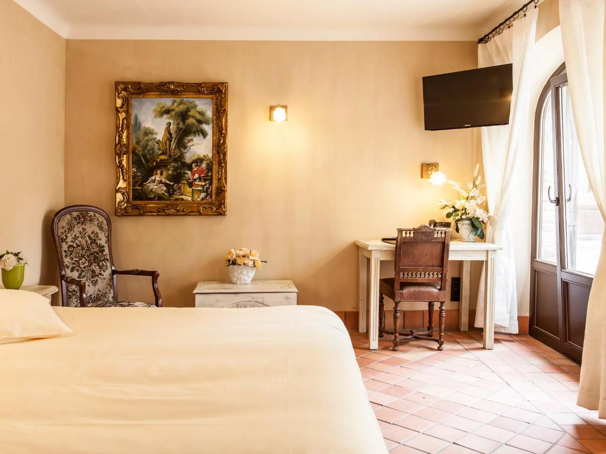 Bed in Thermae Boetfort Hotel