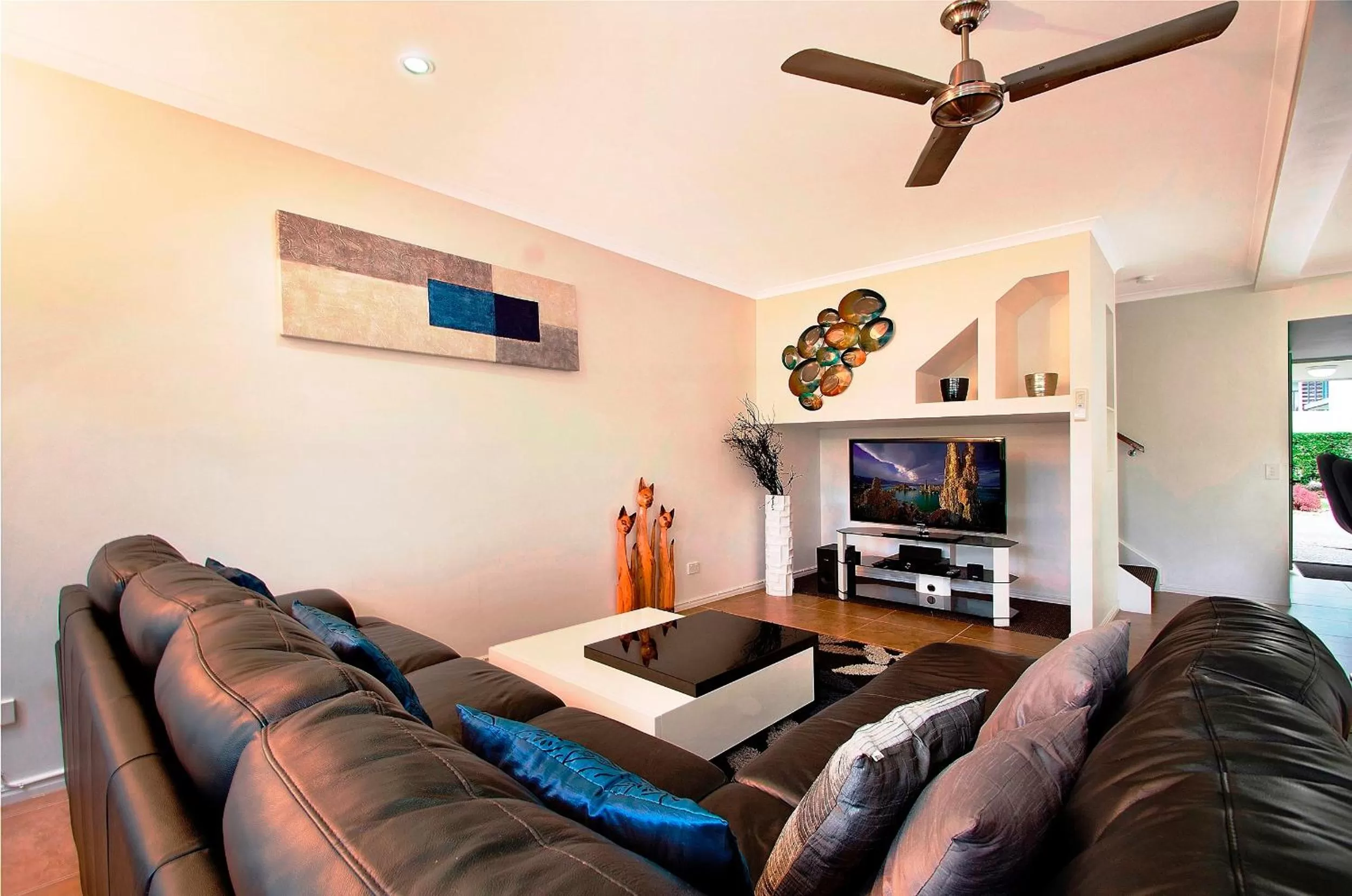 Living room in Ivory Palms Resort Noosa