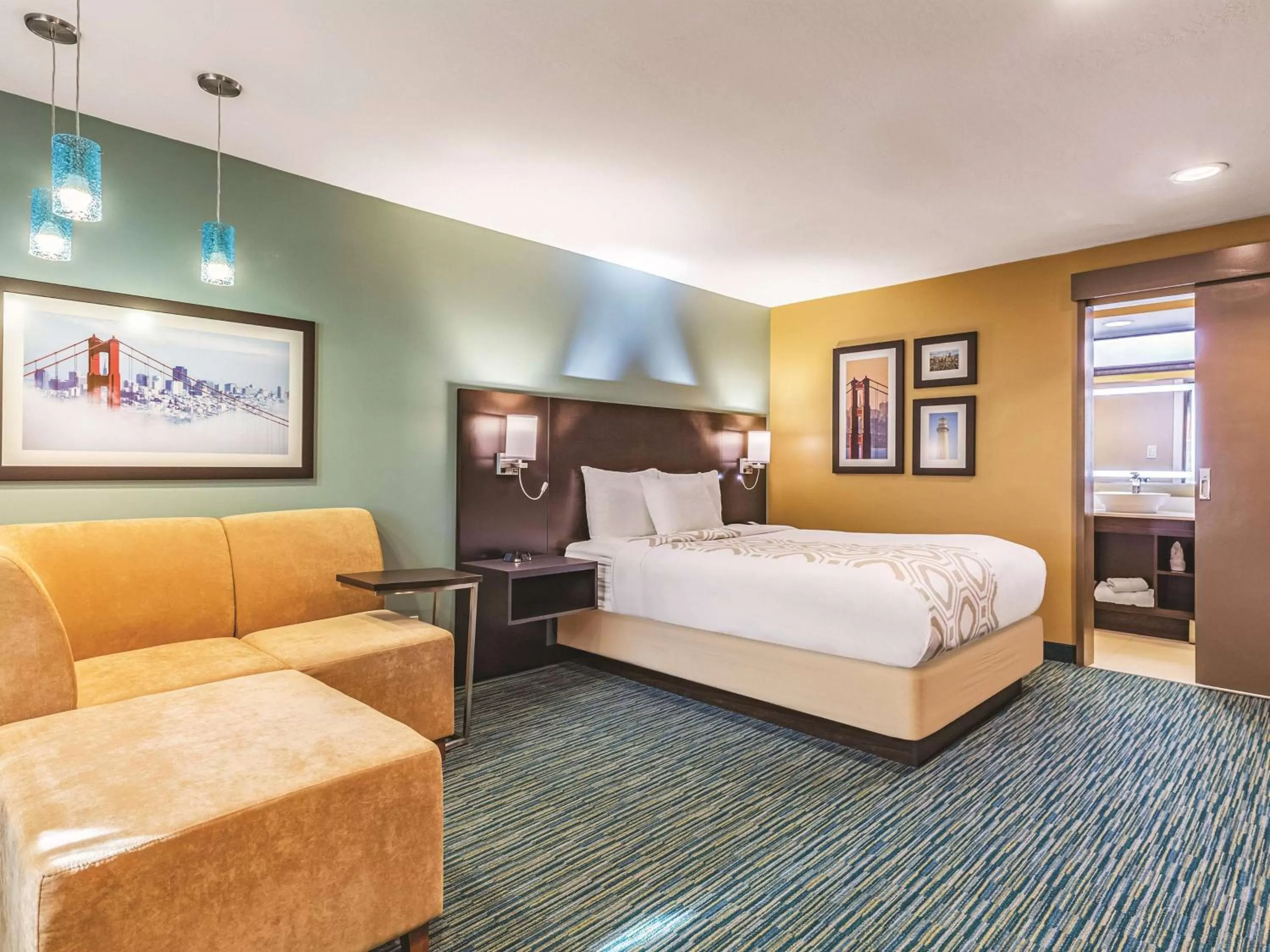 Photo of the whole room, Bed in La Quinta by Wyndham San Francisco Airport West Millbrae FREE AIRPORT SHUTTLE