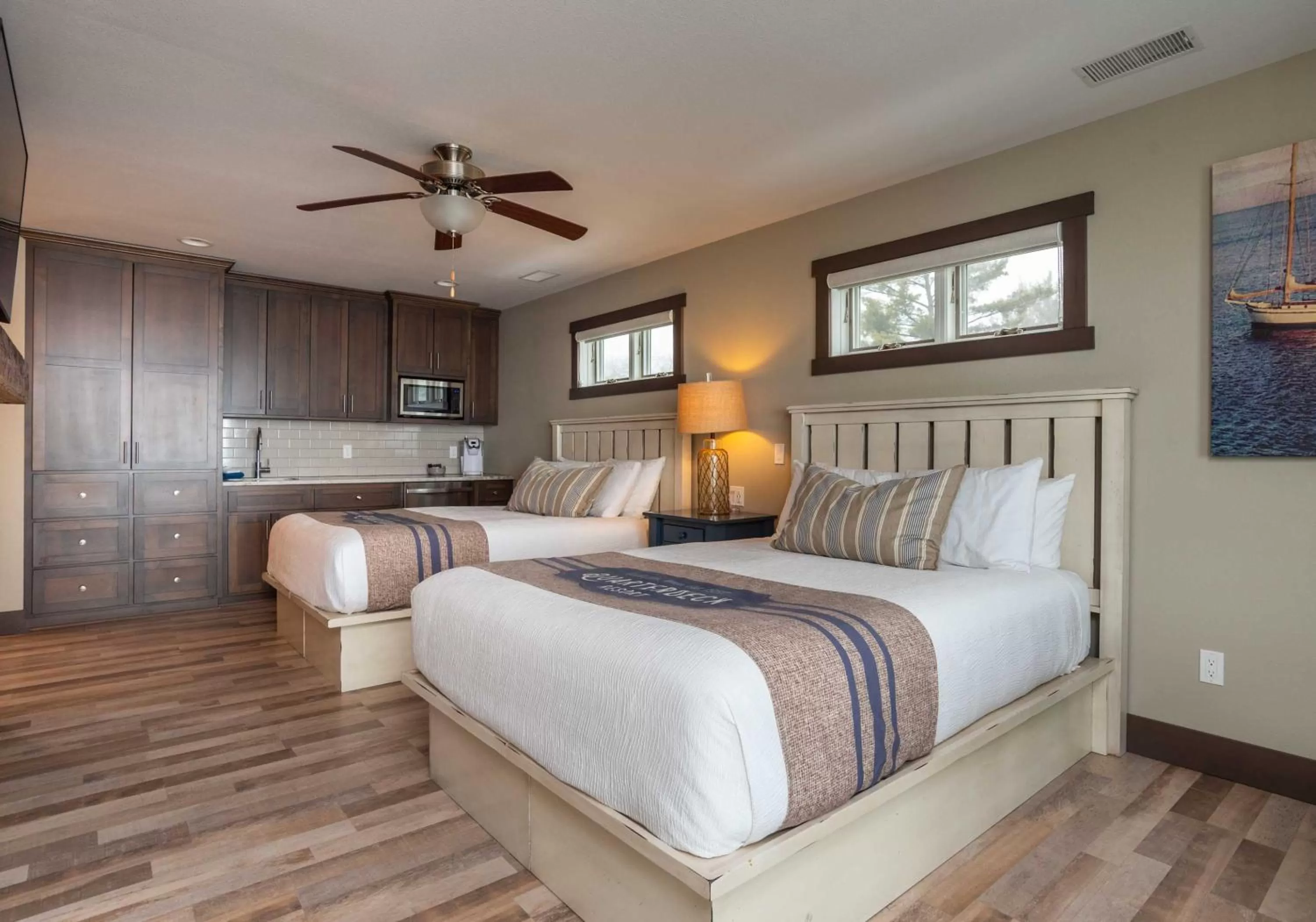 Bed in Quarterdeck Resort