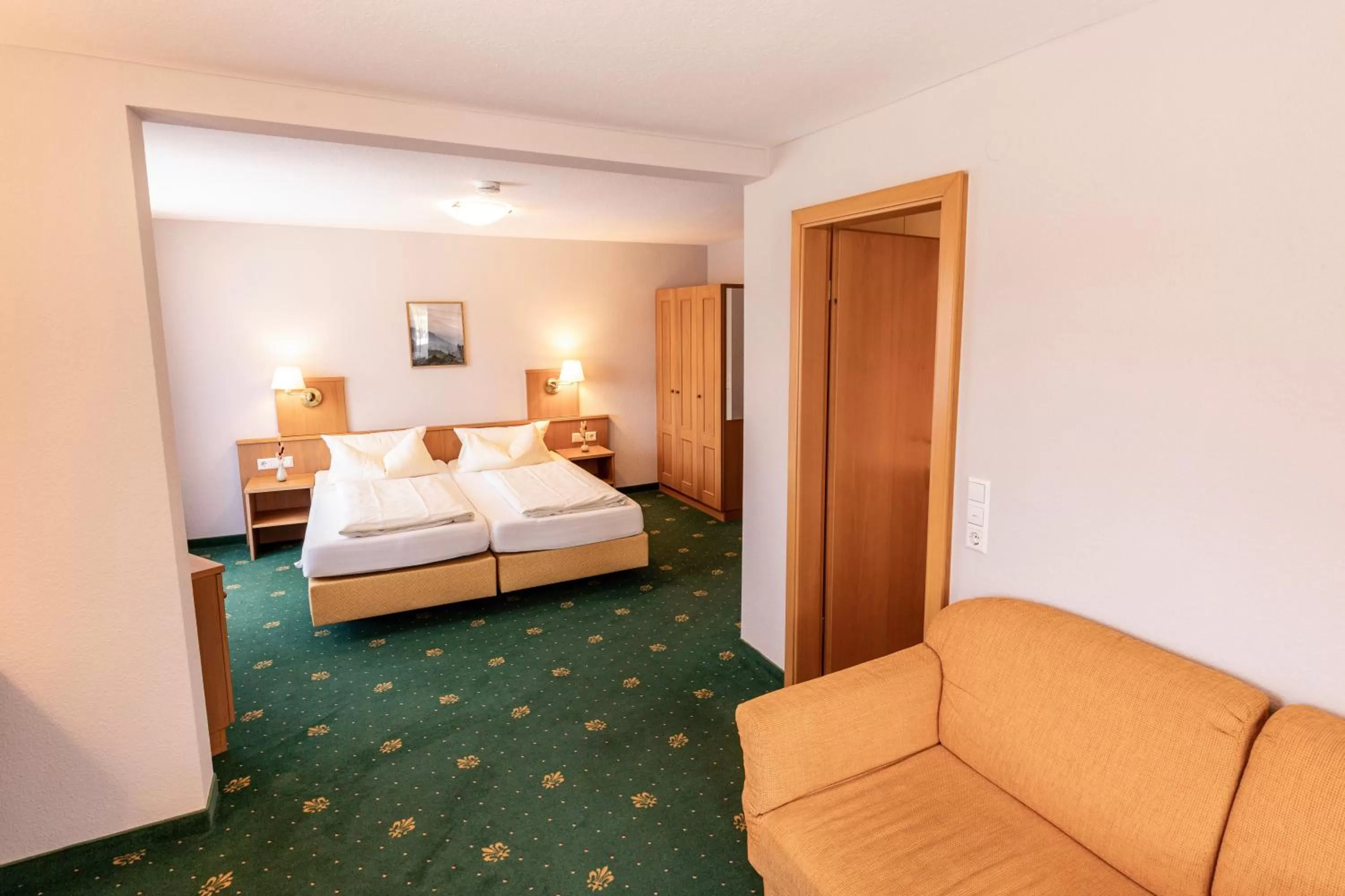 Photo of the whole room, Bed in Landhaus Lauble