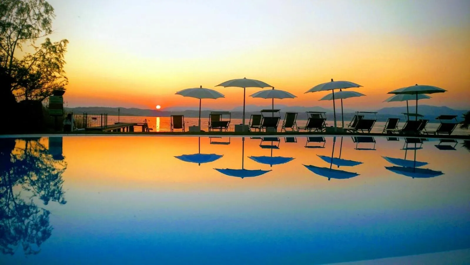 Lake view in Hotel La Rondine