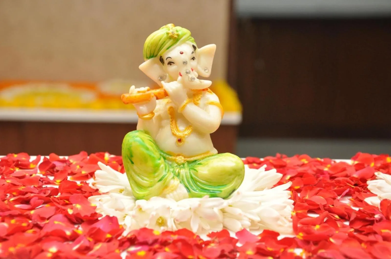 Decorative detail in Hotel Ashok Palace