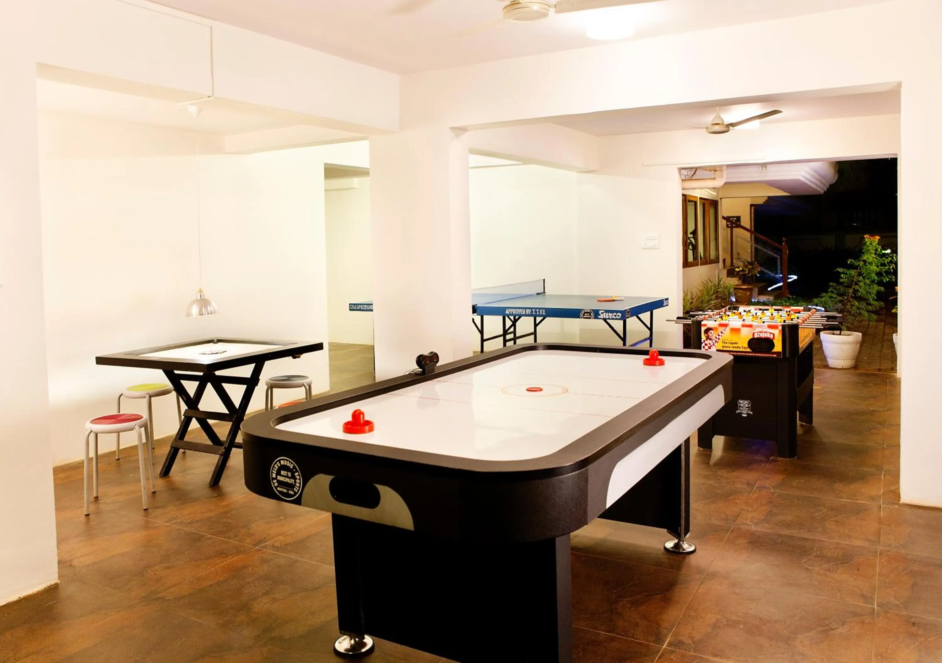 Game Room in Clarion Hotel Ocean Palms Goa
