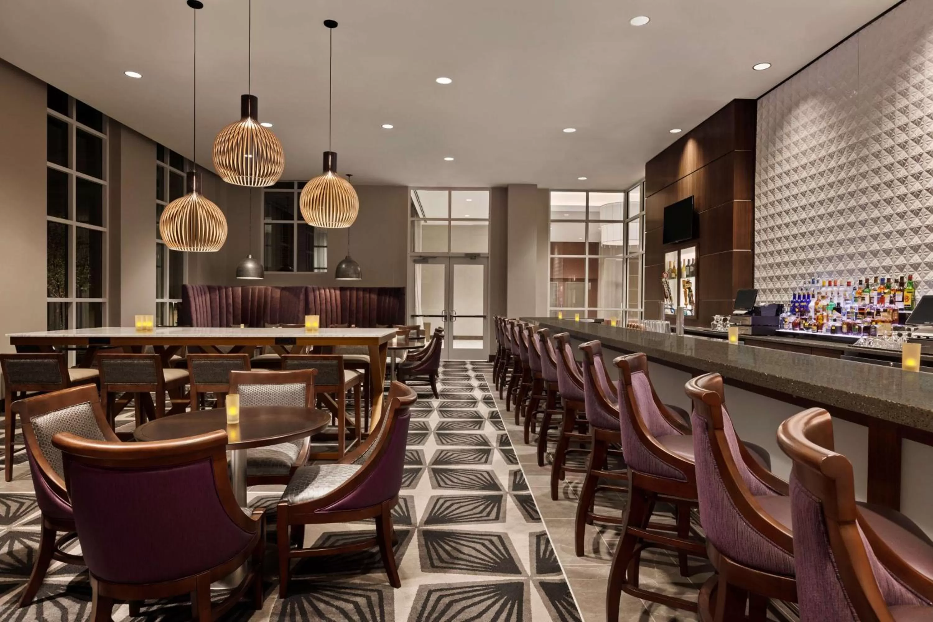 Lounge or bar in Hilton Garden Inn Charlotte Southpark