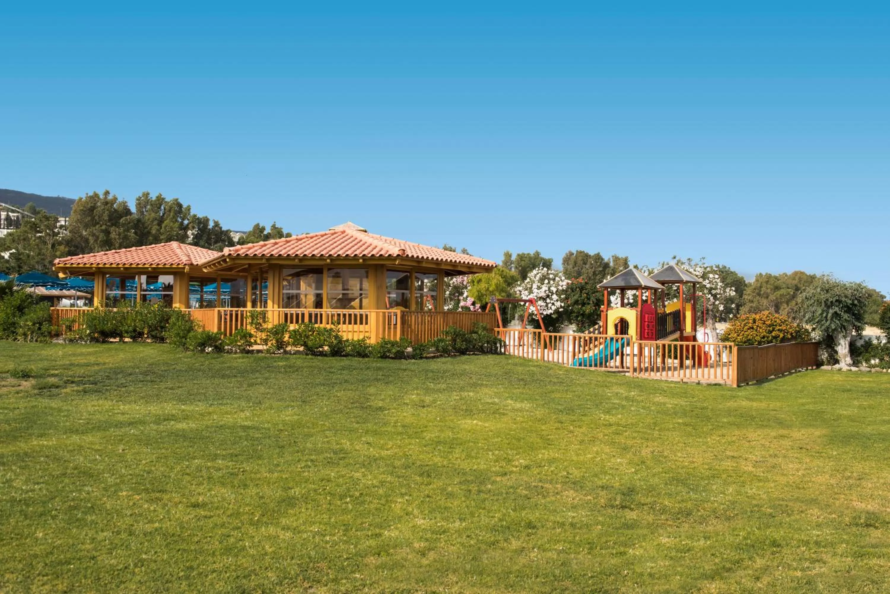 Children play ground in Mitsis Ramira