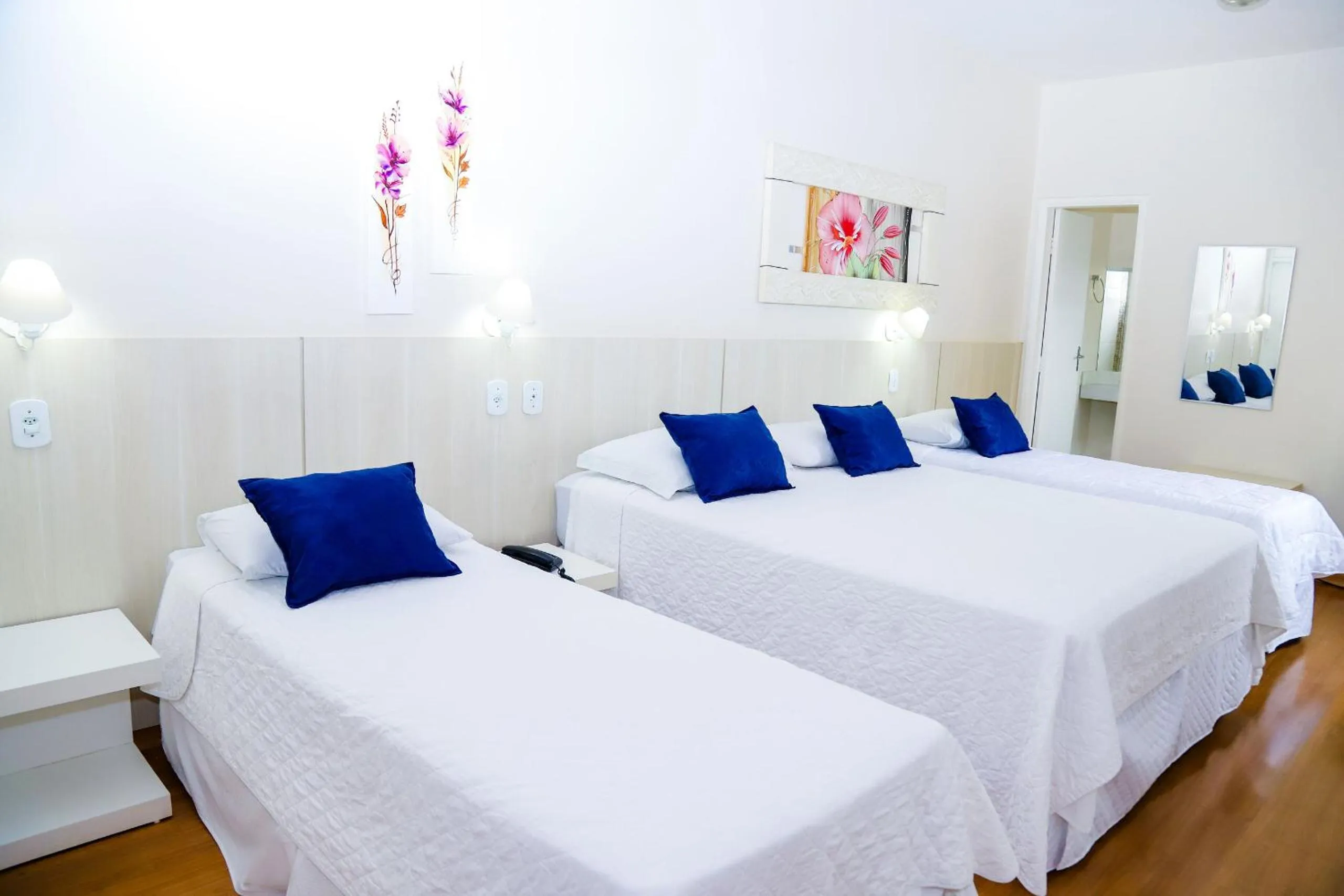 Bed in VOA Hotel Rezende