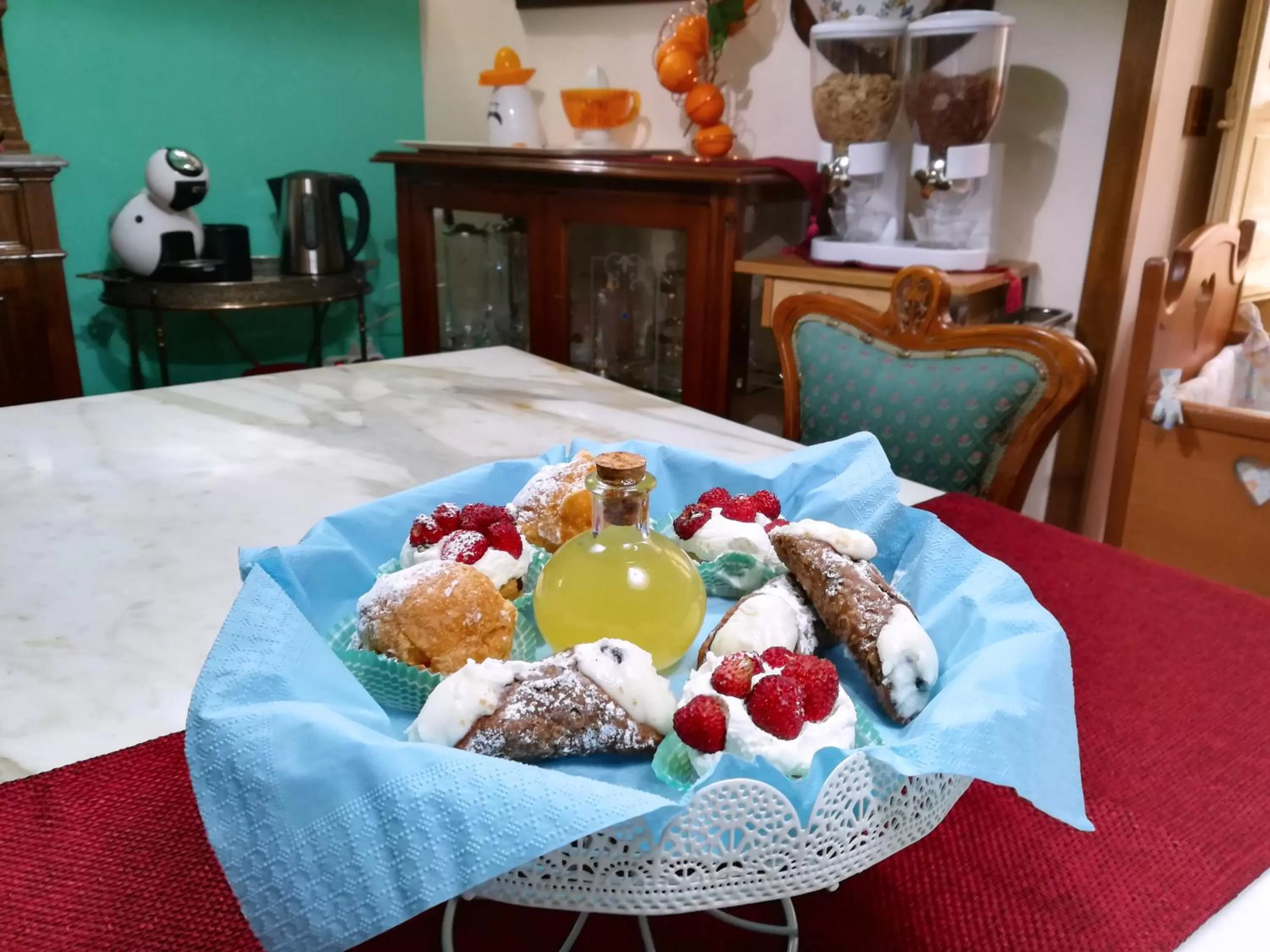 Food close-up in Vittorio Emanuele Rooms di Prinzi