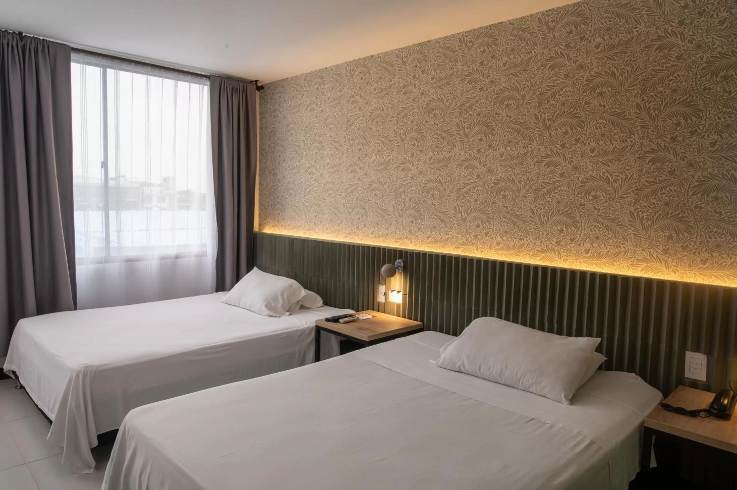 Bed in Hotel Principe