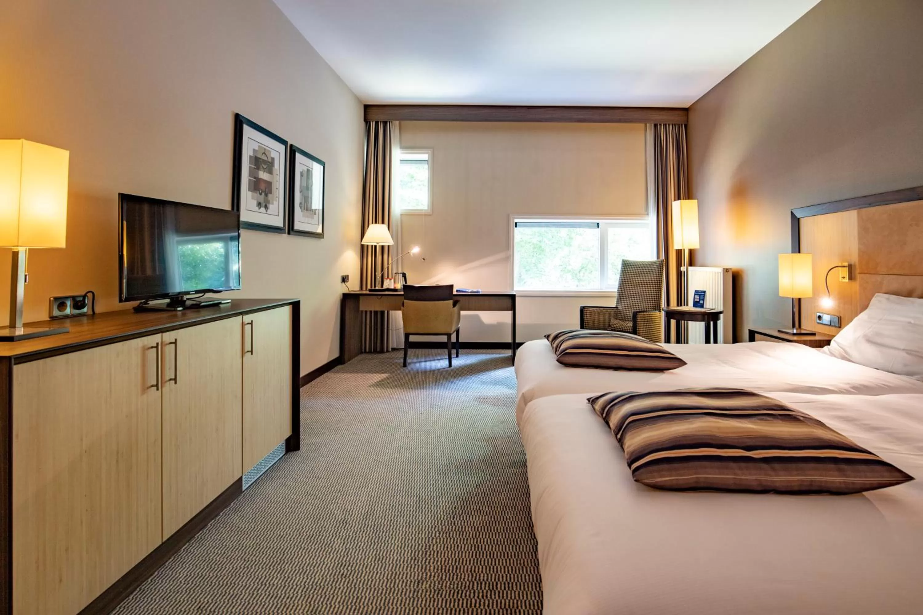 Bedroom, Bed in Fletcher Hotel Restaurant Amersfoort