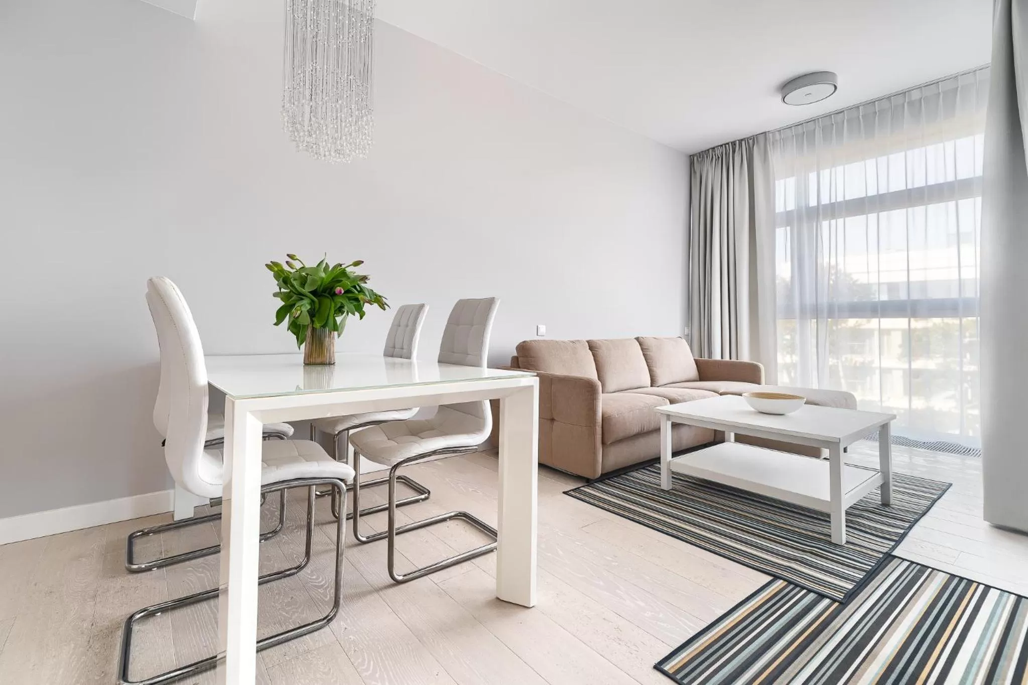 Living room, Dining Area in Dune Resort Mielno - A