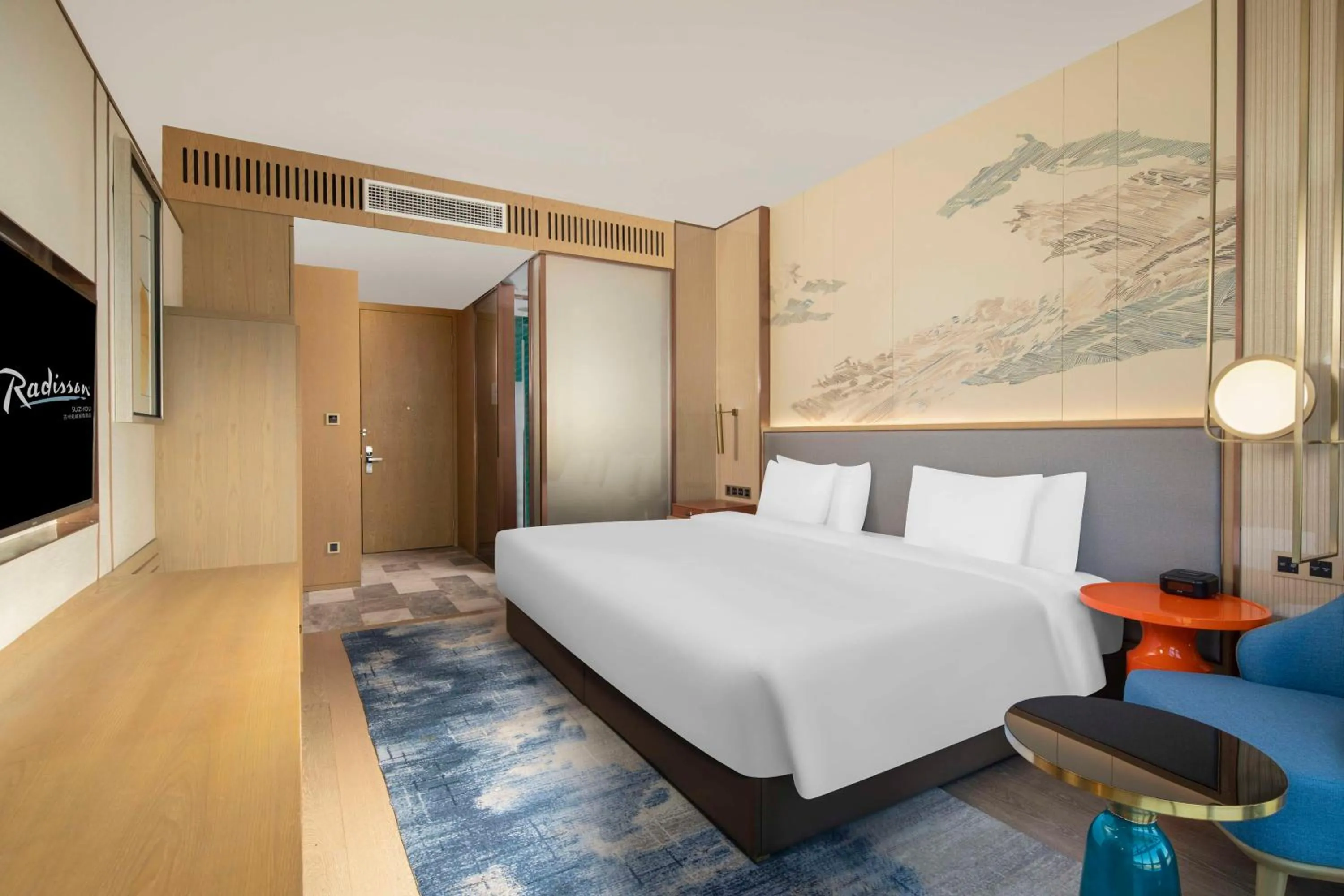 Bedroom, Bed in Radisson Suzhou