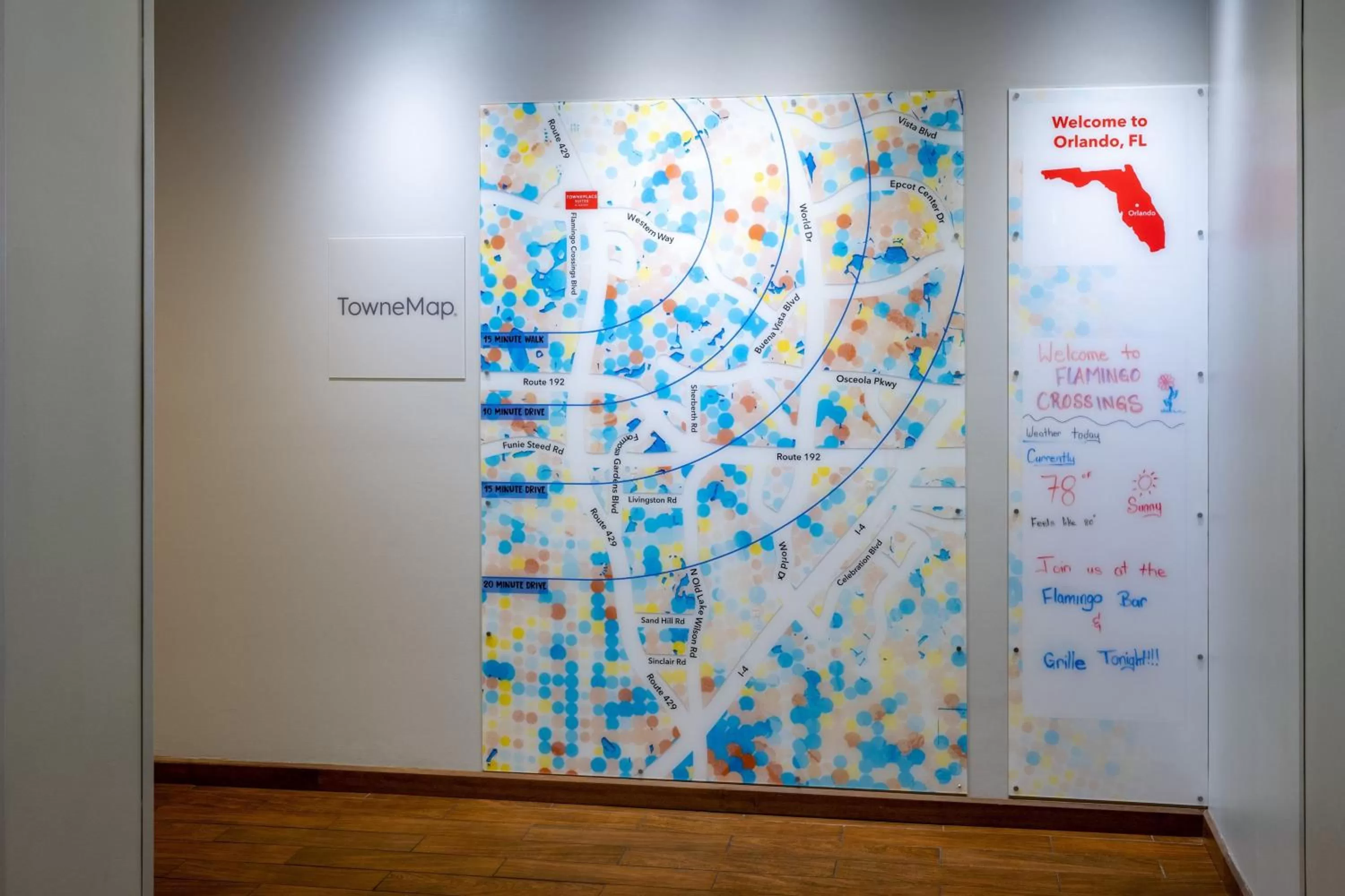 View (from property/room) in TownePlace Suites Orlando at FLAMINGO CROSSINGS Town Center, Western Entrance