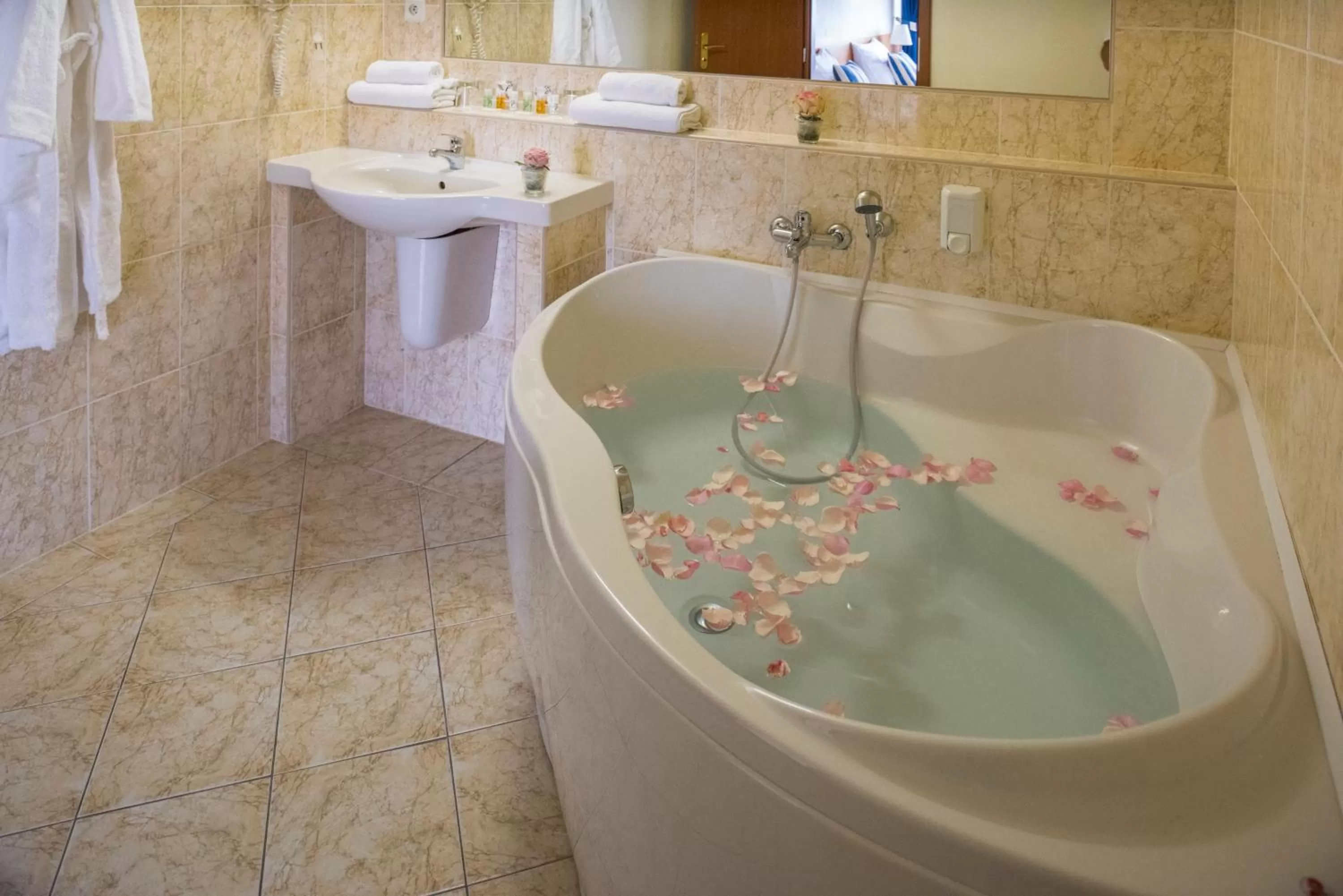 Bathroom in TOP HOTEL Praha